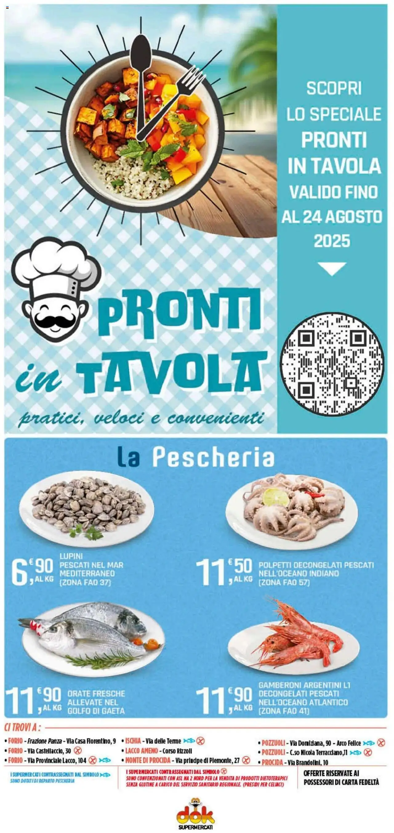 Volantino DOK del 08.08.2025 | Pagina: 13 | Prodotti: Lupini, Gamberoni