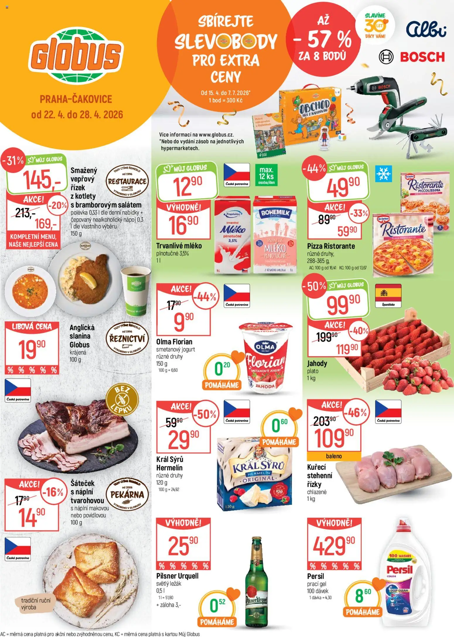 Globus leták od 22.04.2026 | Strana: 1