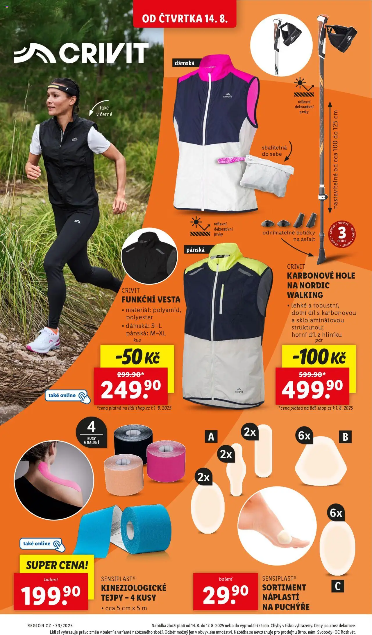Lidl leták - Spotřební zboží od 11.08.2025 | Strana: 18 | Produkty: Vesta, Tejpy, Sensiplast