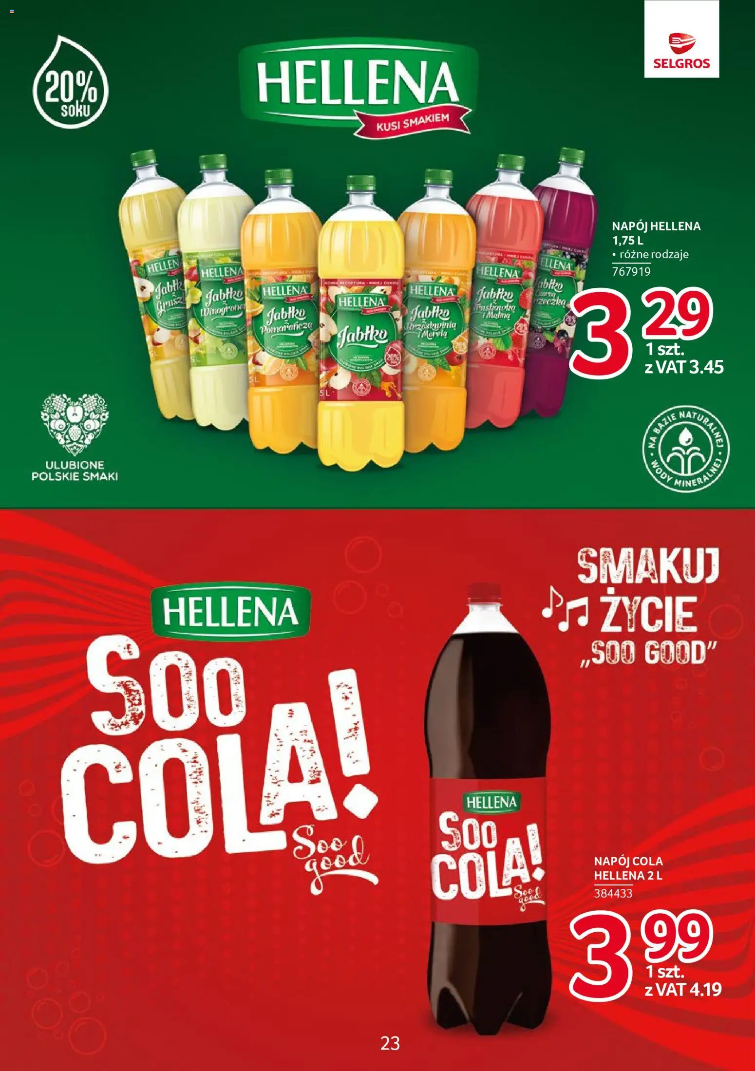 Selgros cash&carry Gazetka - Markowe produkty od 20.11.2025 | Strona: 23