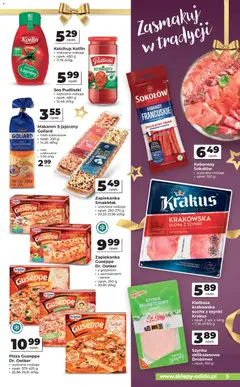 Pogląd oferty "Odido Gazetka" - ważna od 17.12.2025 | Strona: 5 | Produkty: Curry, Ketchup, Szynka, Pizza