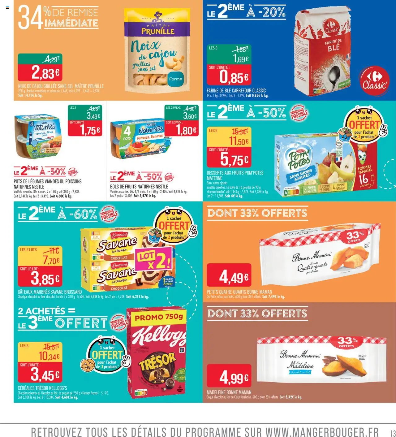  | Page: 13 | Produits: Noisettes, Sel, Banane, Lait