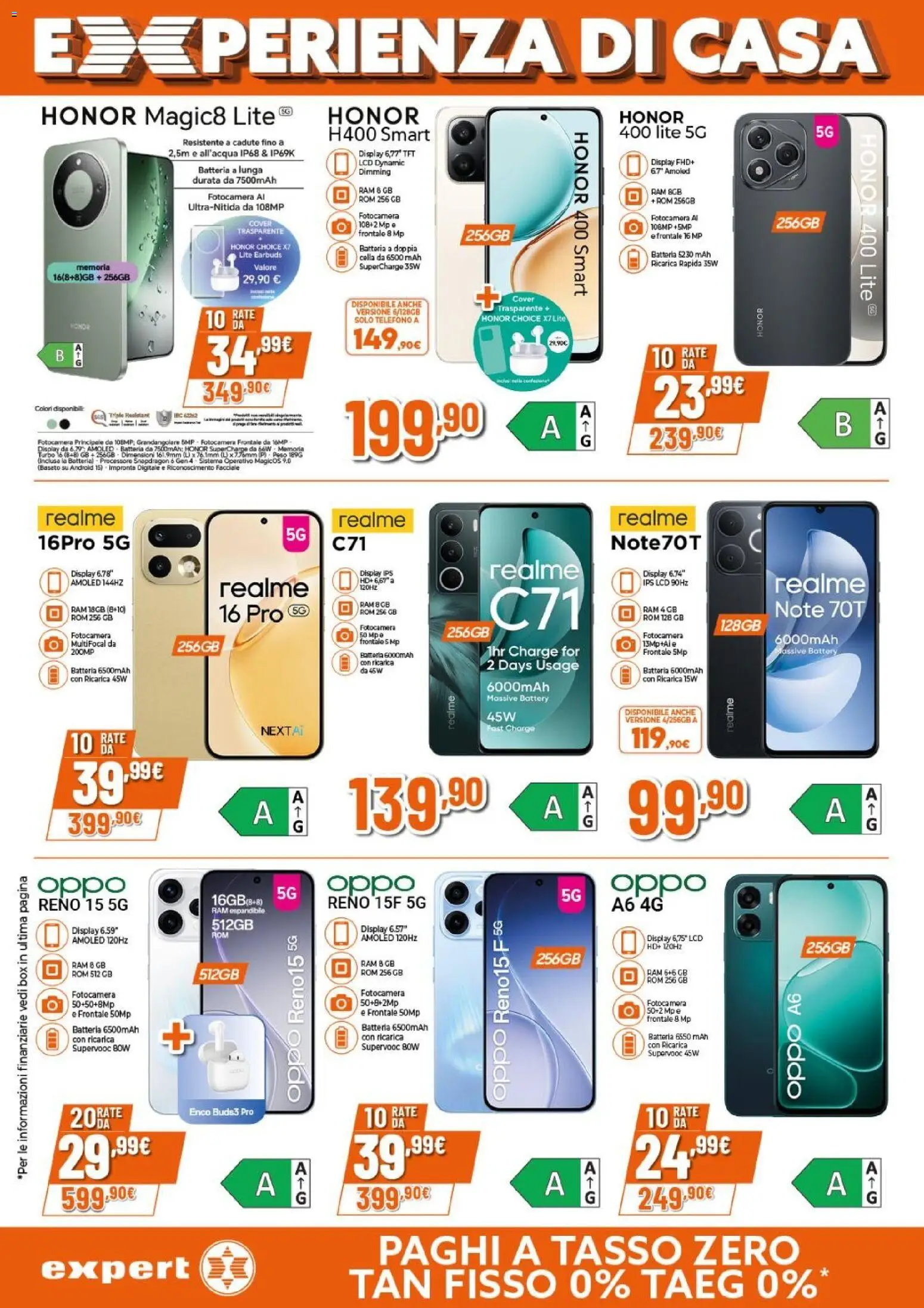 Volantino Expert del 09.04.2026 | Pagina: 5 | Prodotti: Telefono, Colla, Fotocamera, Batteria