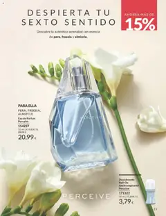 Desodorante Roll-On Antitranspirante Perceive, Desodorante Roll-On Antitranspirante Perceive │ válido desde el 01.09.2025 | Página: 15 | Productos: Perfume, Desodorante, Antitranspirante, Eau de parfum