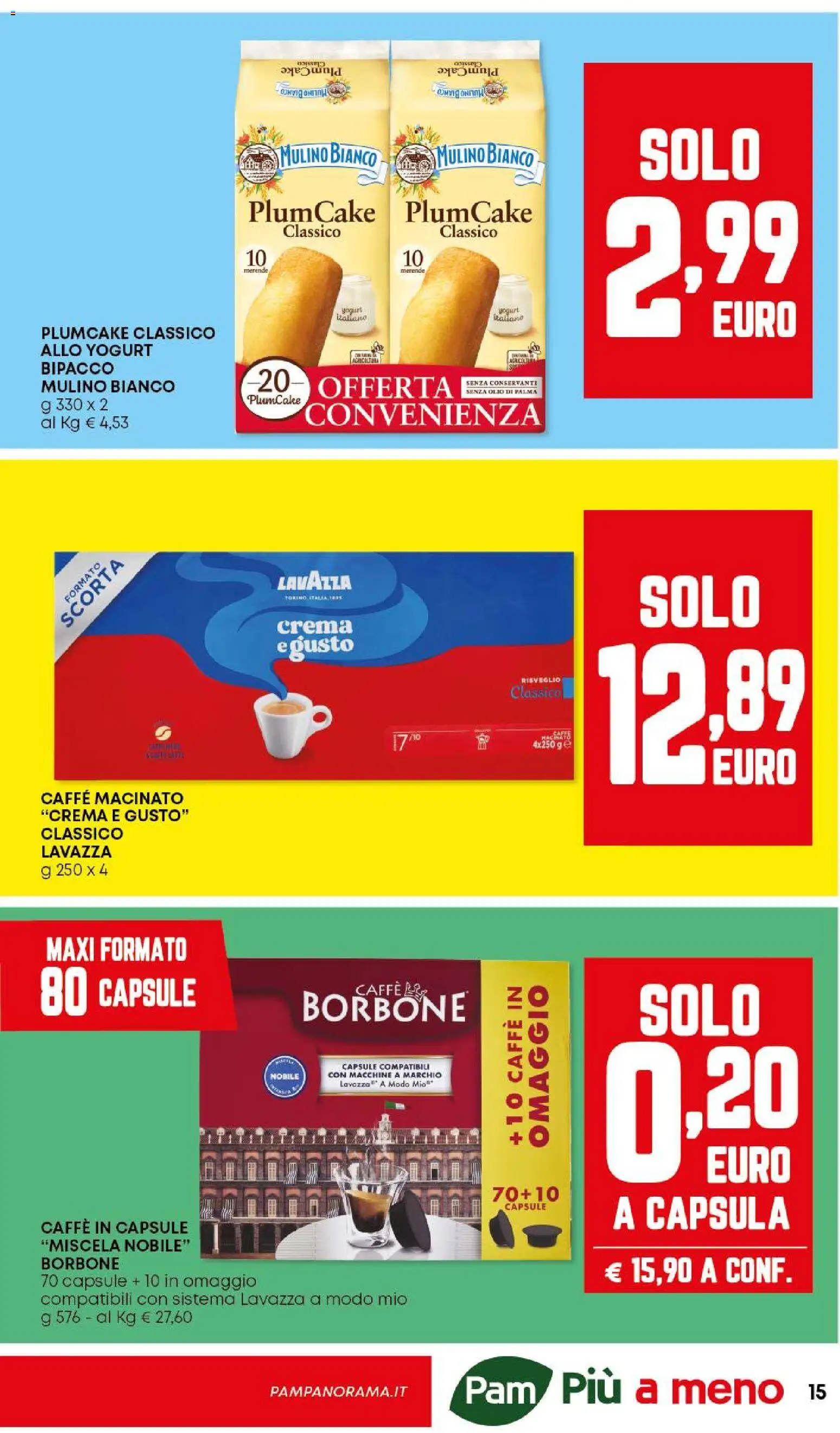 Volantino Panorama del 18.12.2025 | Pagina: 15 | Prodotti: Crema, Olio, Caffe in capsule, Lavazza