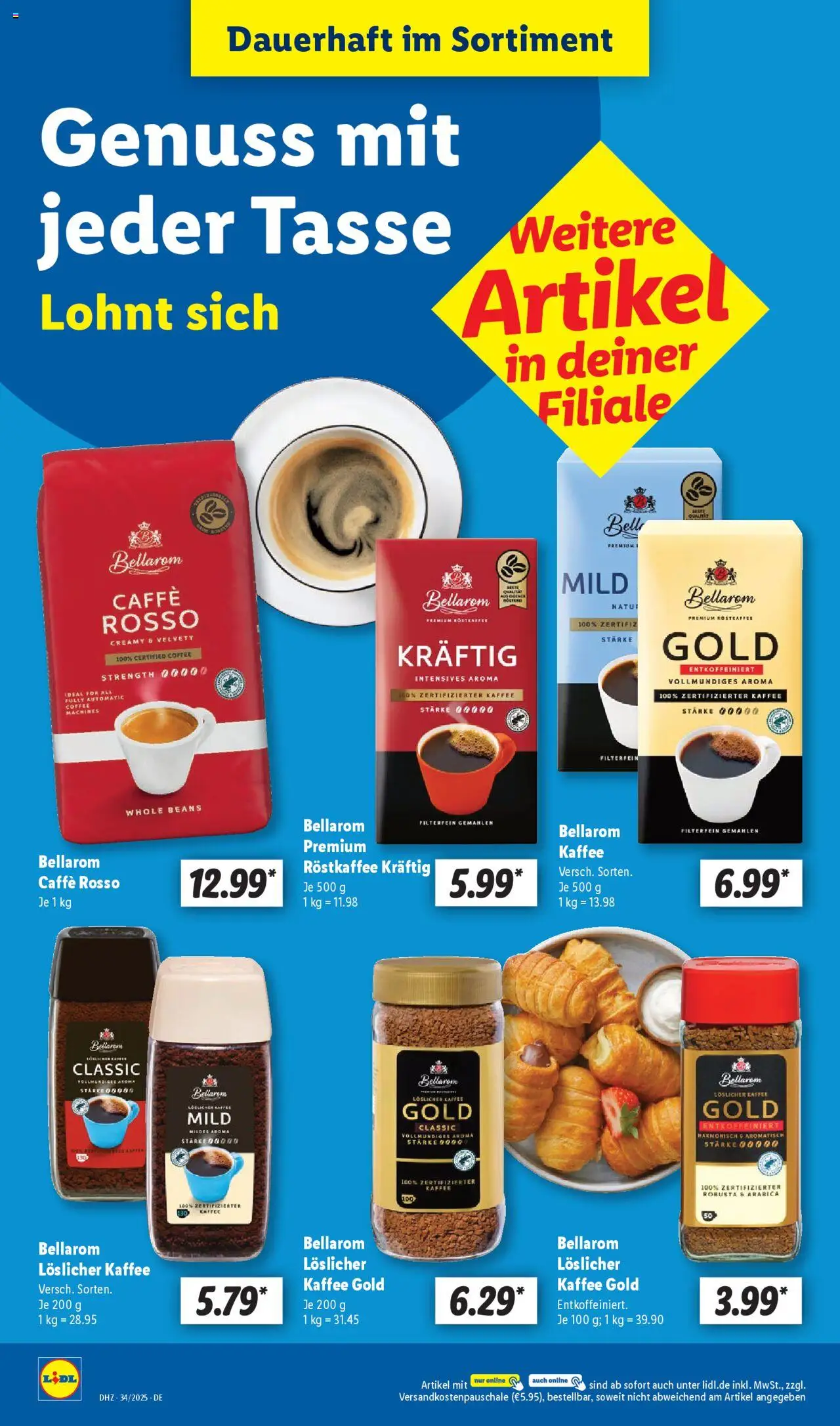 Lidl Prospekt 	 - gültig ab dem 18.08.2025 | Seite: 14 | Produkte: Kaffee