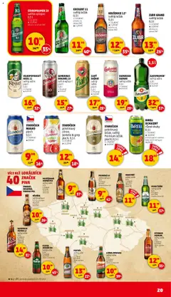 Penny Market leták - Čtvrtečník od 18.09.2025 | Strana: 20 | Produkty: Budvar, Birell, Svijany, Gambrinus