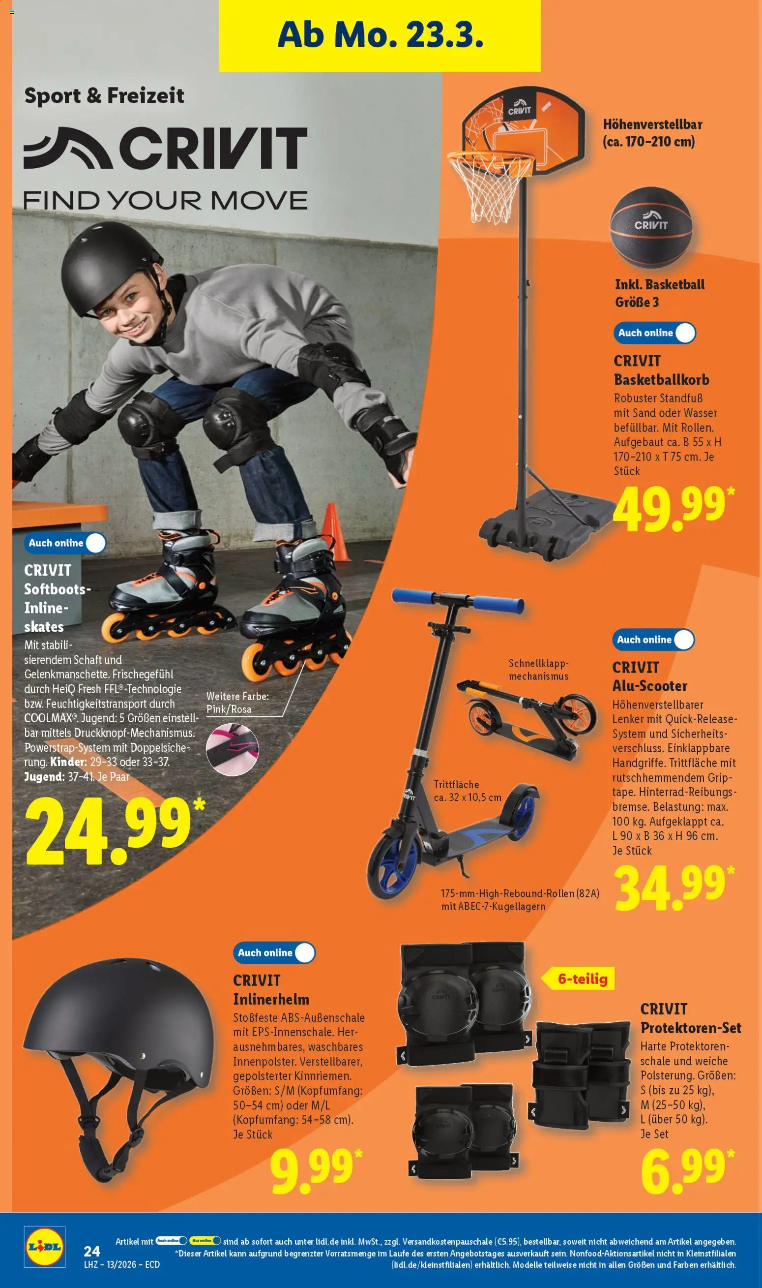 Lidl Německo leták od 23.03.2026 | Strana: 12 | Produkty: Kinder