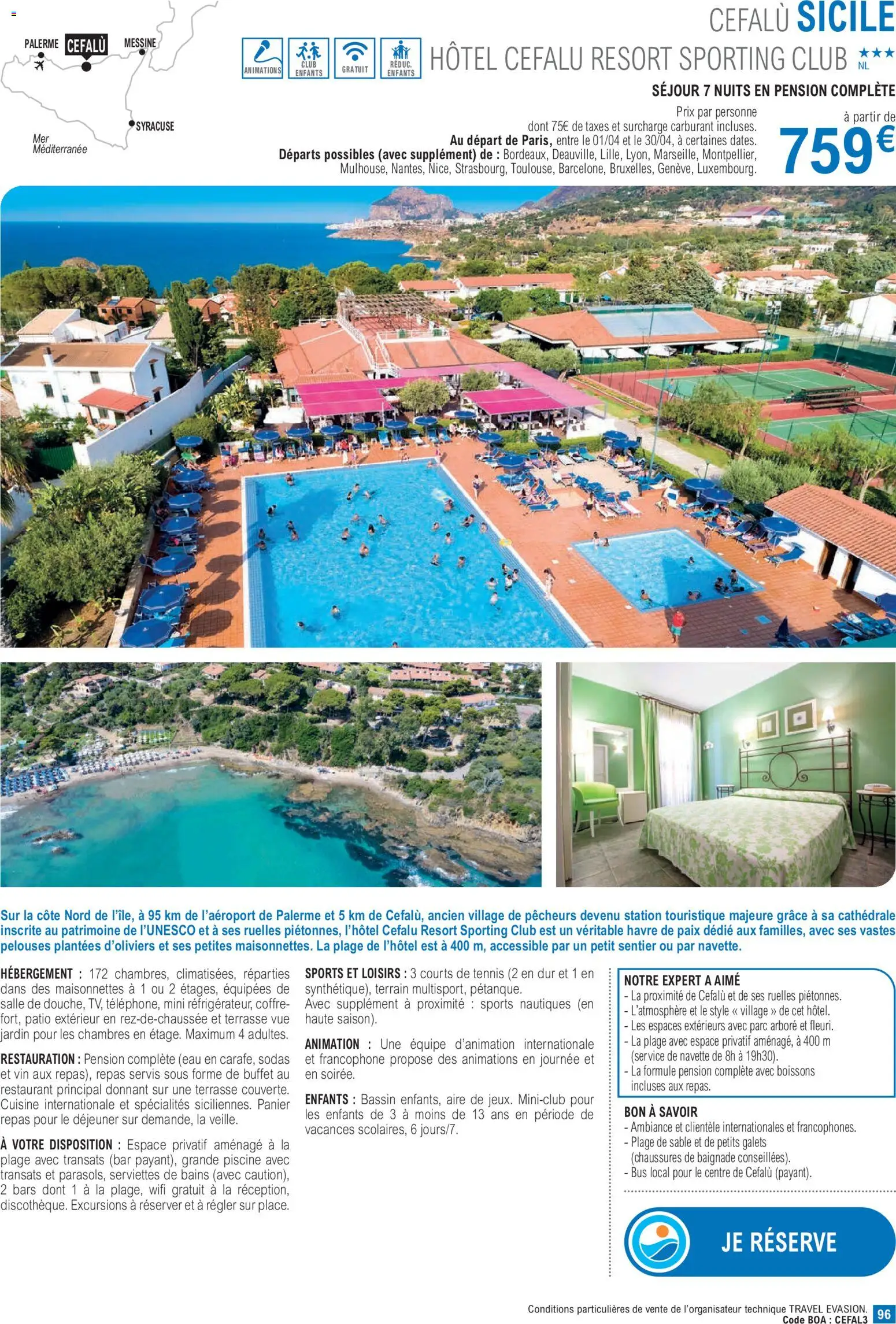 {H1} | Page: 96 | Produits: Sodas, Buffet, Panier, Vin