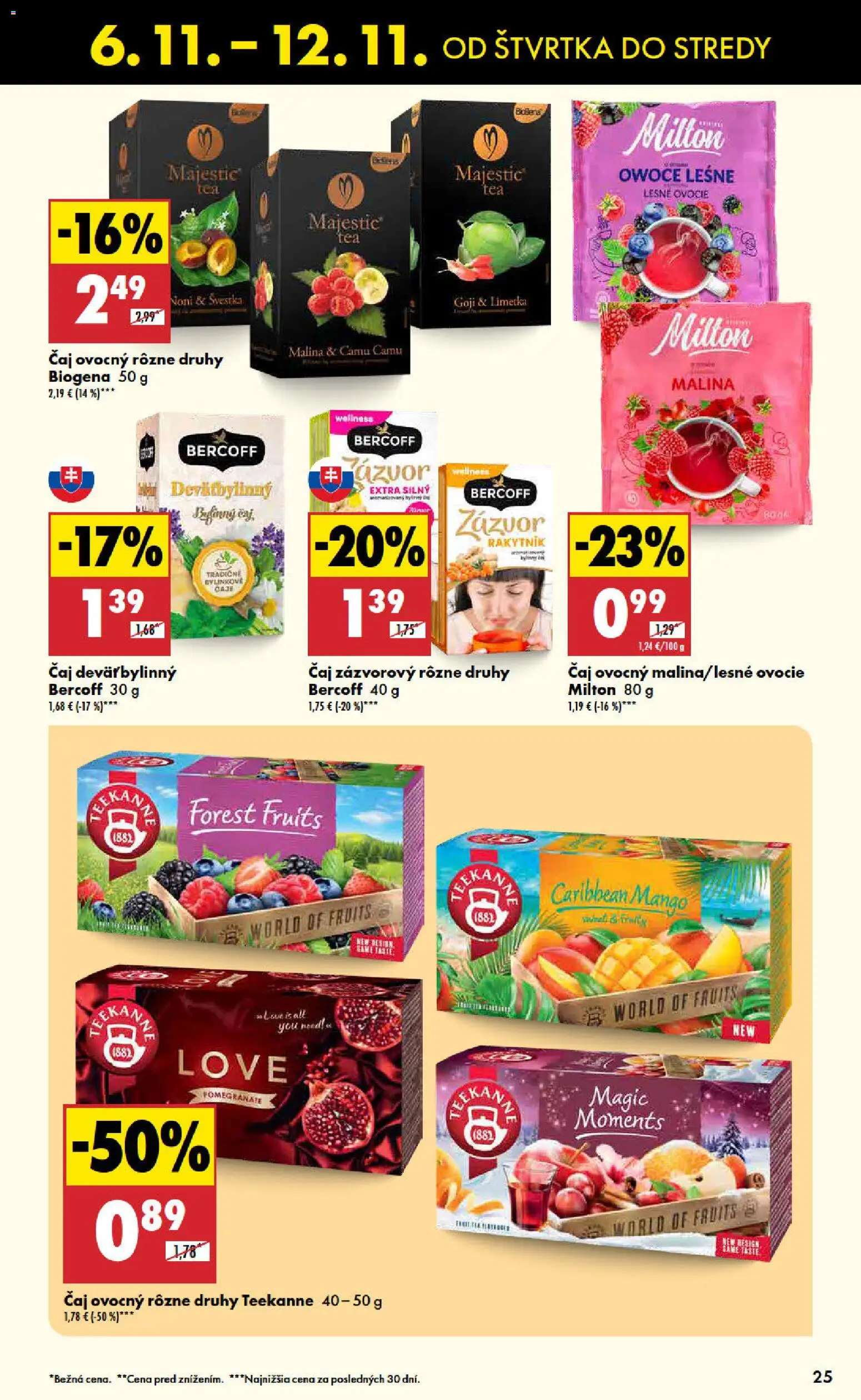 Nové Biedronka akcie – leták je platný od 06.11.2025 | Strana: 25 | Produkty: Limetka, Zázvor, Čaj, Mango