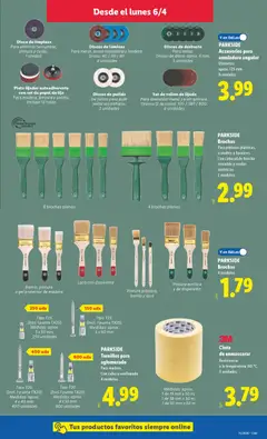 Vista previa Lidl folleto de bazar válido desde el 06.04.2026 | Página: 11 | Productos: Disco, Brocha