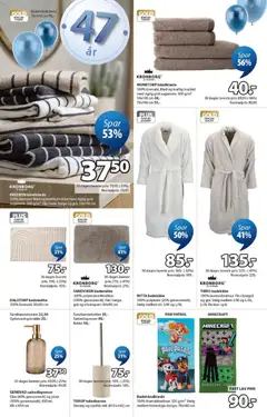 JYSK - Tilbudsavis gyldig fra 27.03.2026 | Side: 21 | Produkter: Håndklæde, Badekåbe, Bademåtte