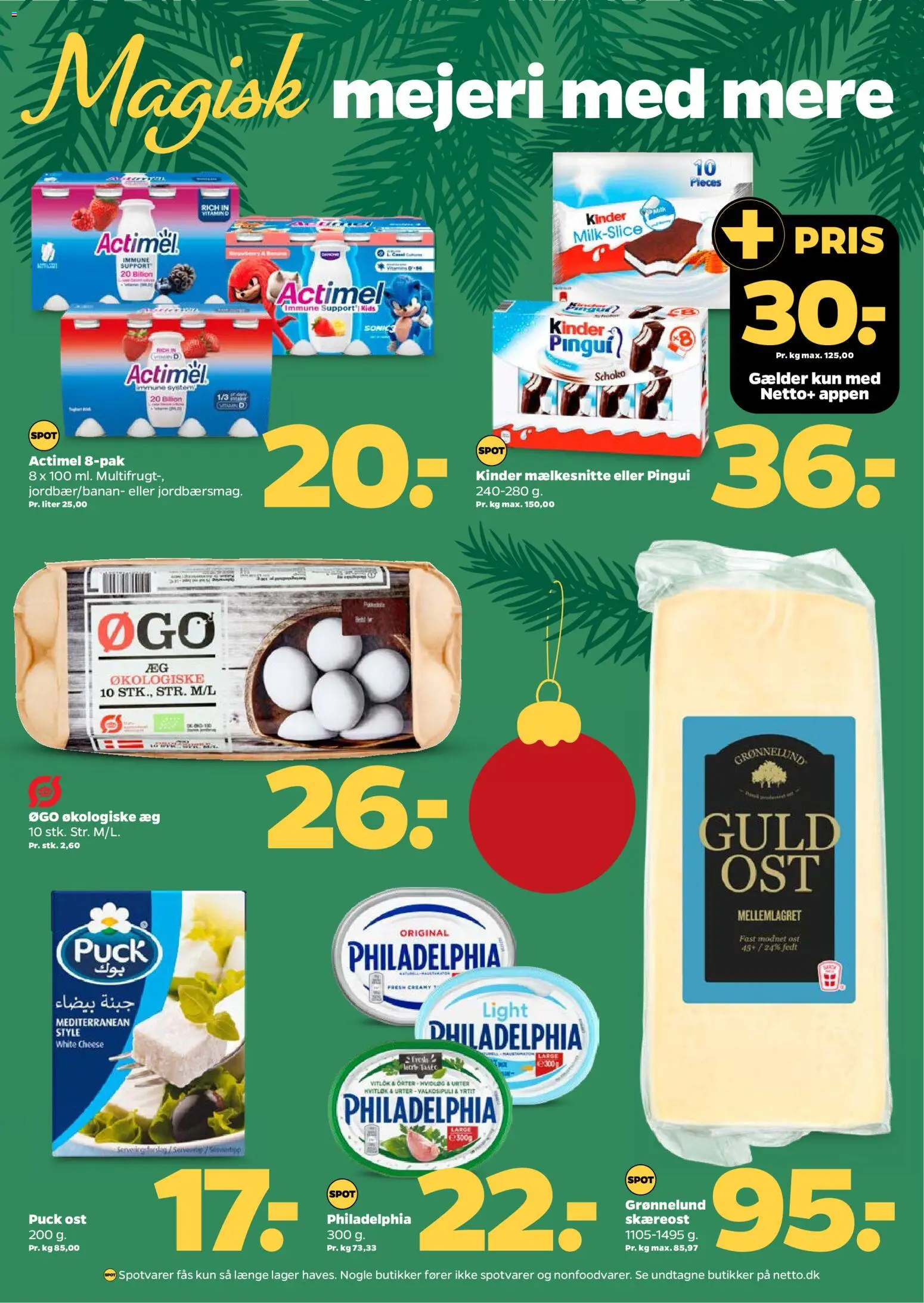 Netto tilbudsavis – gyldig fra 08.11.2025 | Side: 10 | Produkter: Ost, Æg, Hvidløg