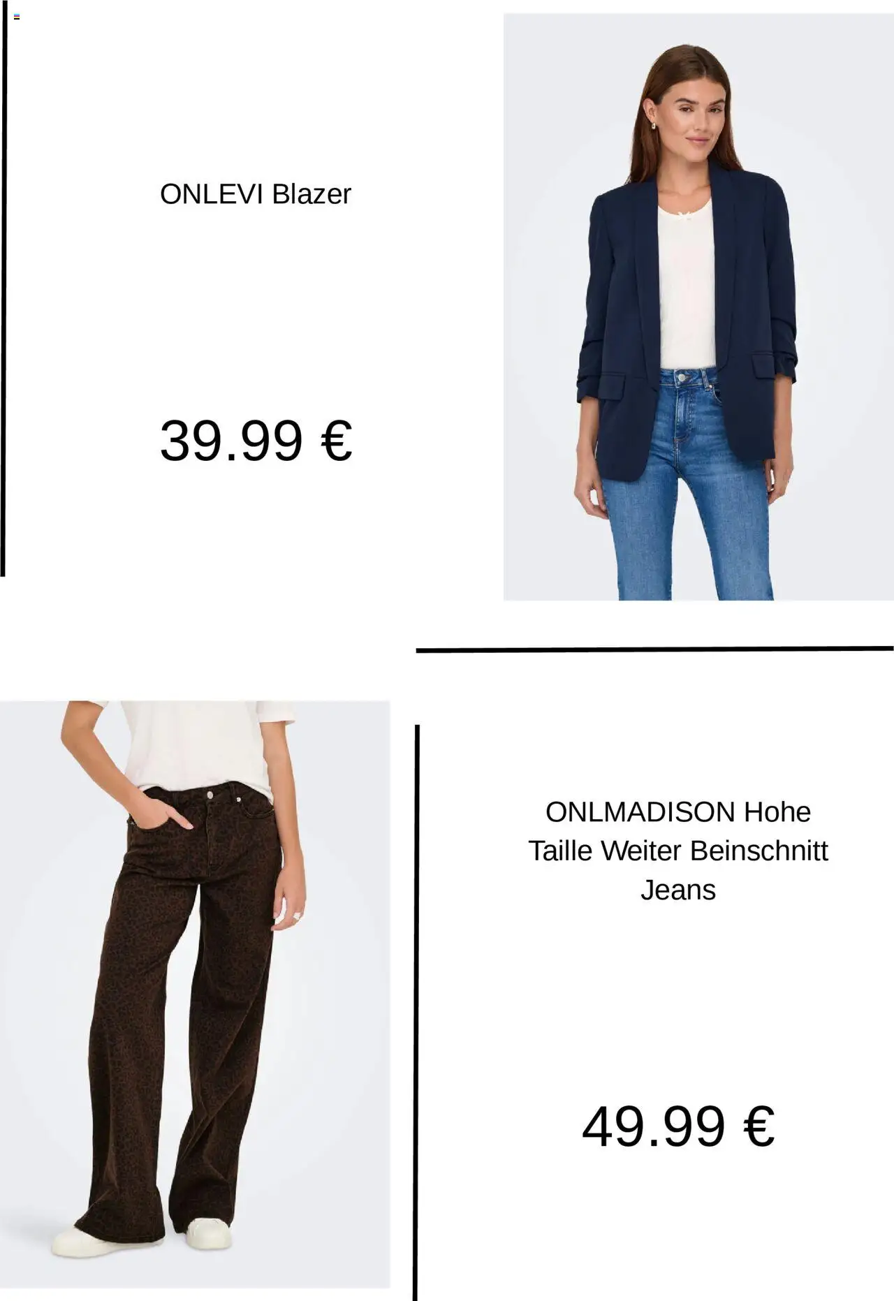 ONLY Prospekt 	 - gültig ab dem 16.08.2025 | Seite: 4 | Produkte: Blazer, Jeans
