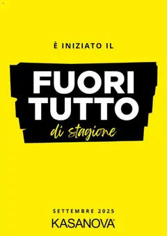 Anteprima del volantino Volantino Kasanova	 valido a partire dal 16.09.2025