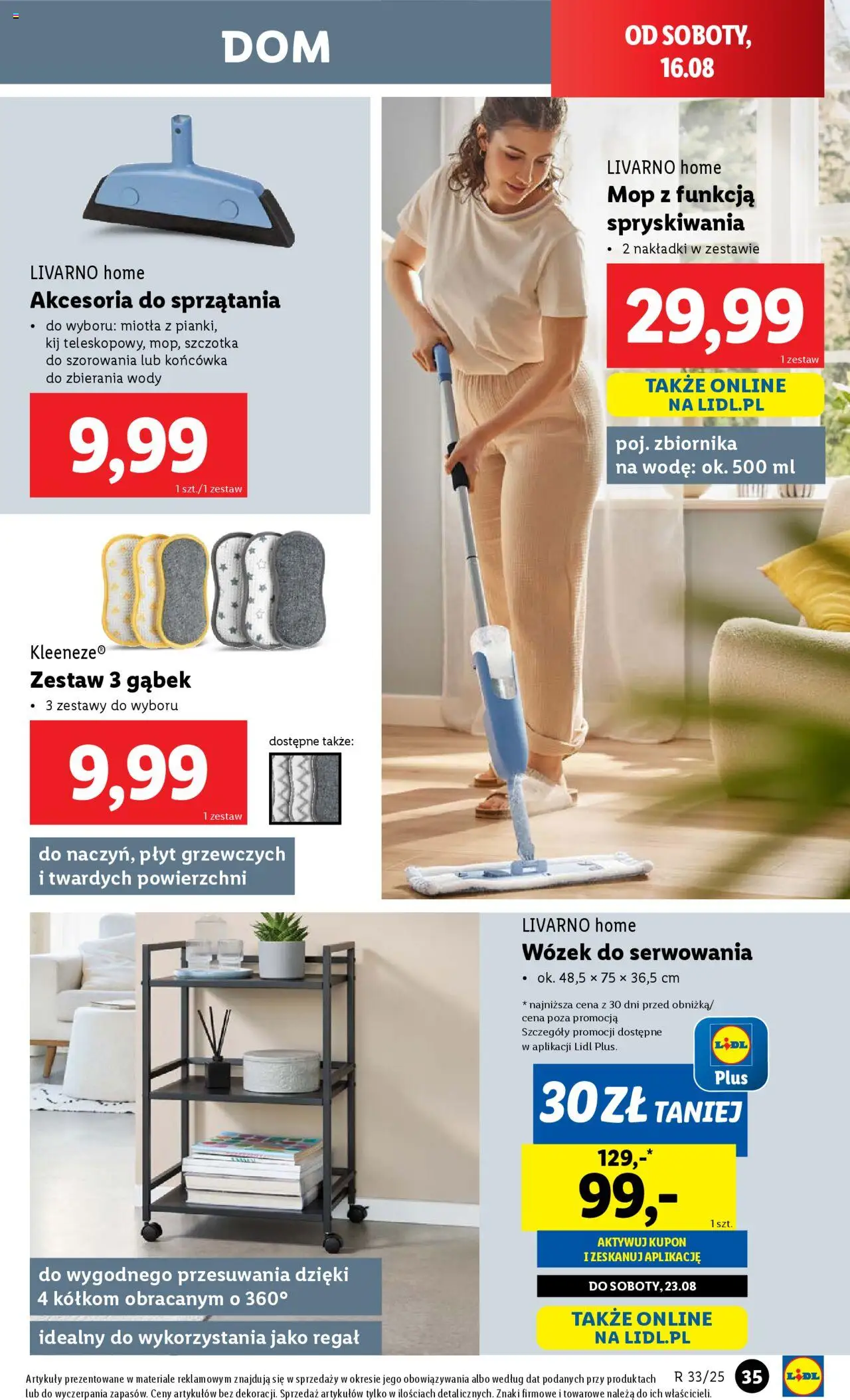 Lidl Katalog od 11.08.2025 | Strona: 39 | Produkty: Szczotka, Regał