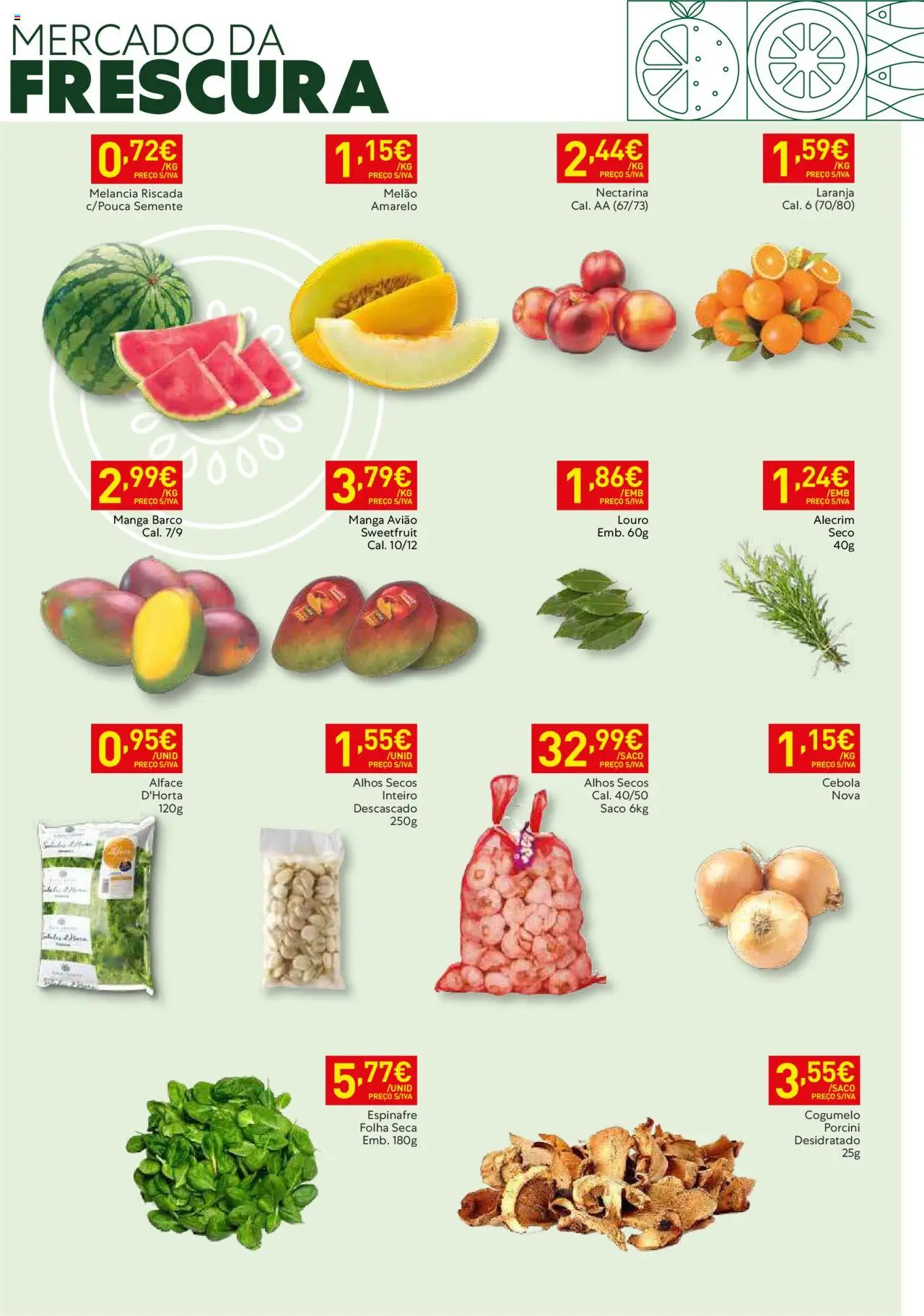 Recheio folheto Madeira │ válido de 05.08.2025 | Página: 4 | Produtos: Alhos, Louro, Melão, Alface