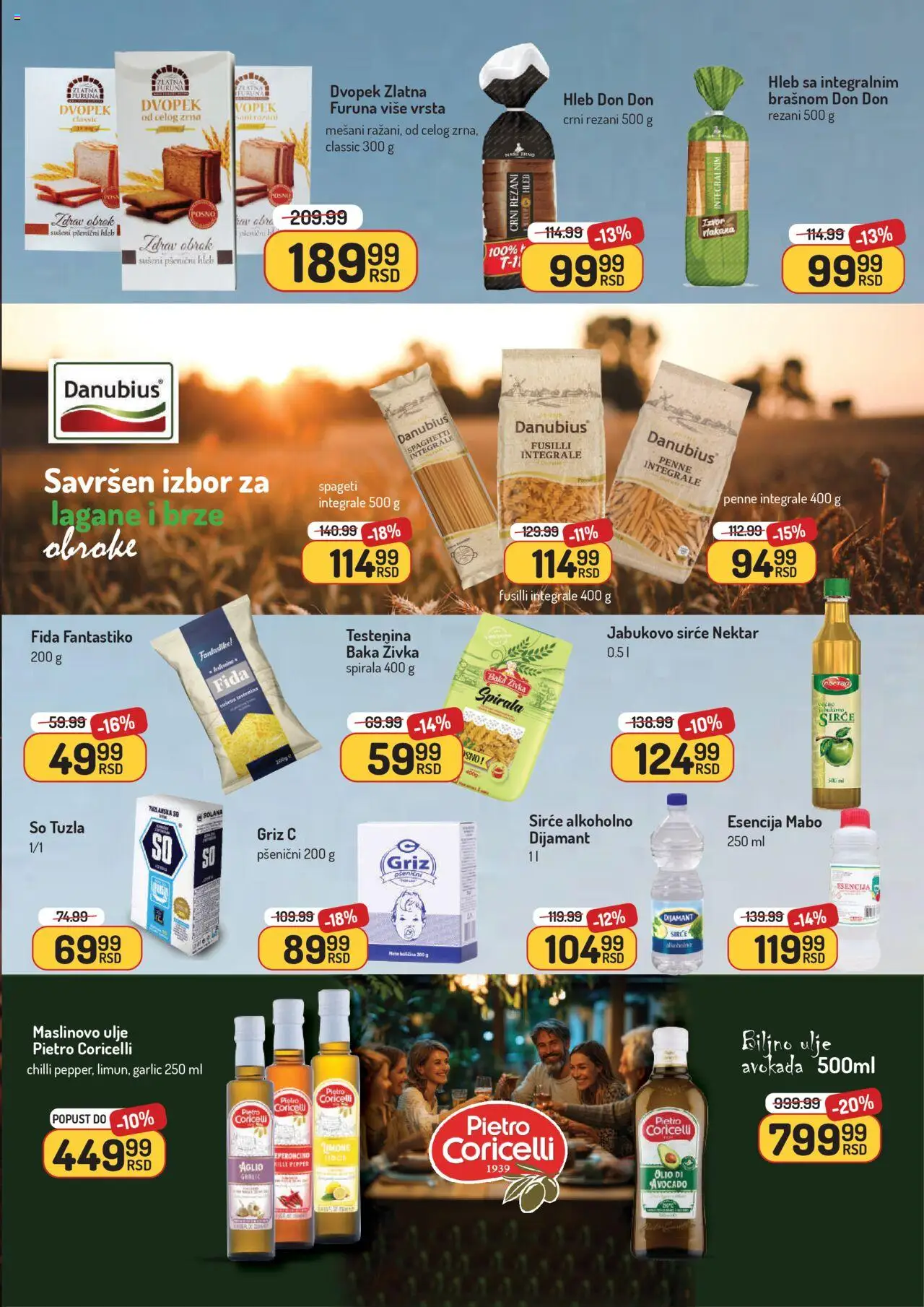 Aman katalog - važi od 29.09.2025 | Strana: 7 | Proizvode: So, Špageti, Sirće, Hleb