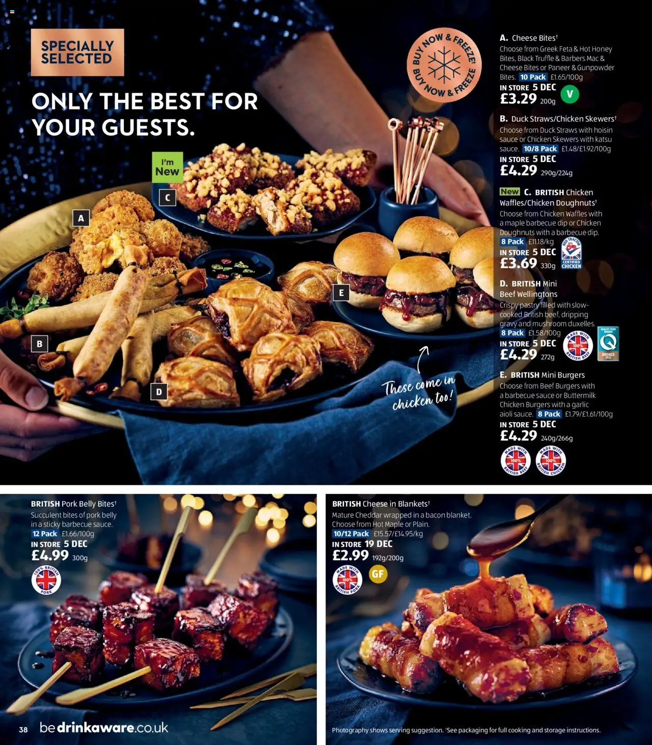 {H1} | Page: 38 | Products: Chicken, Cheese, Pork, Wellingtons
