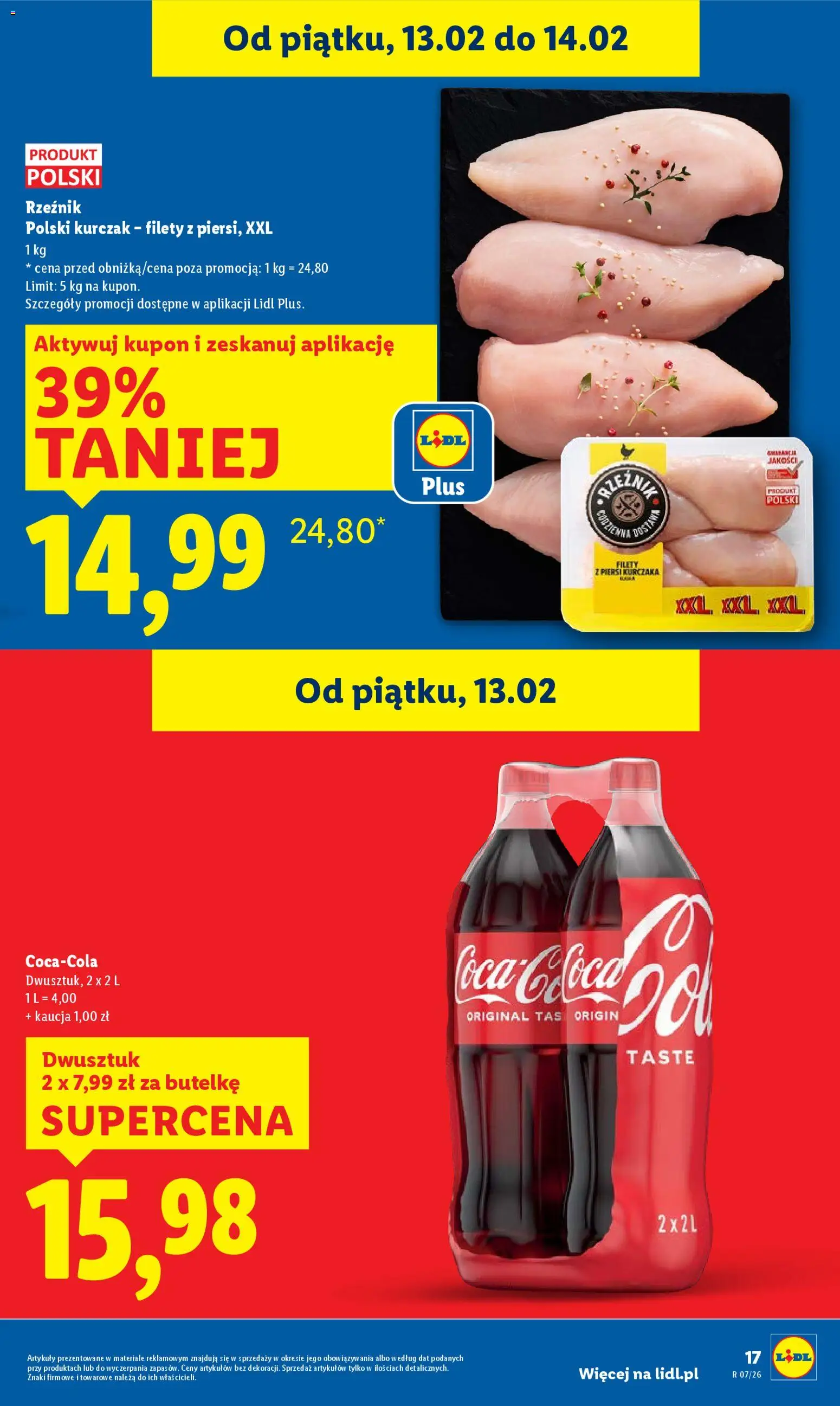 Lidl Gazetka od 12.02.2026 | Strona: 17 | Produkty: Kurczak, Piersi
