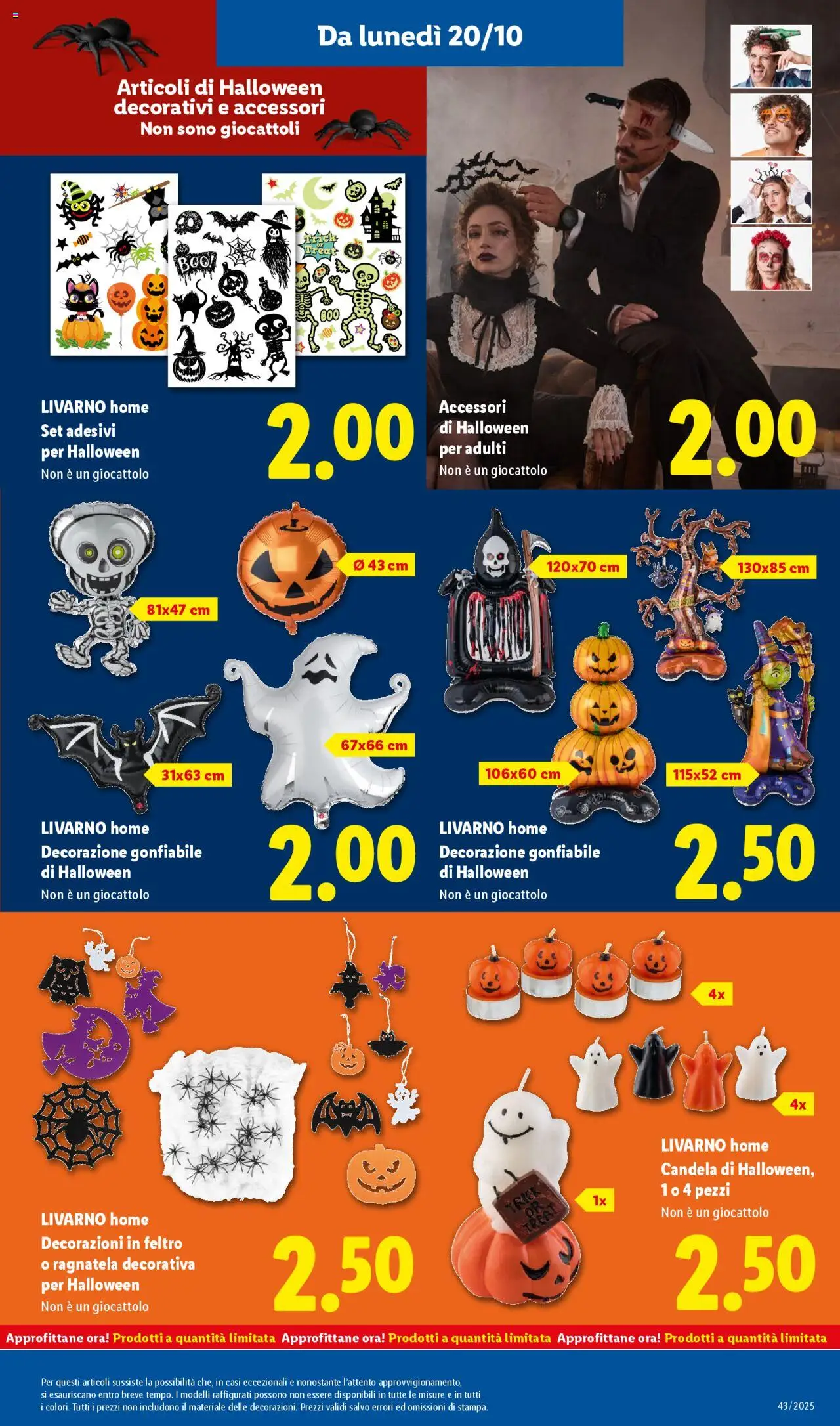 Volantino Lidl del 20.10.2025 | Pagina: 29 | Prodotti: Candela, Decorazioni