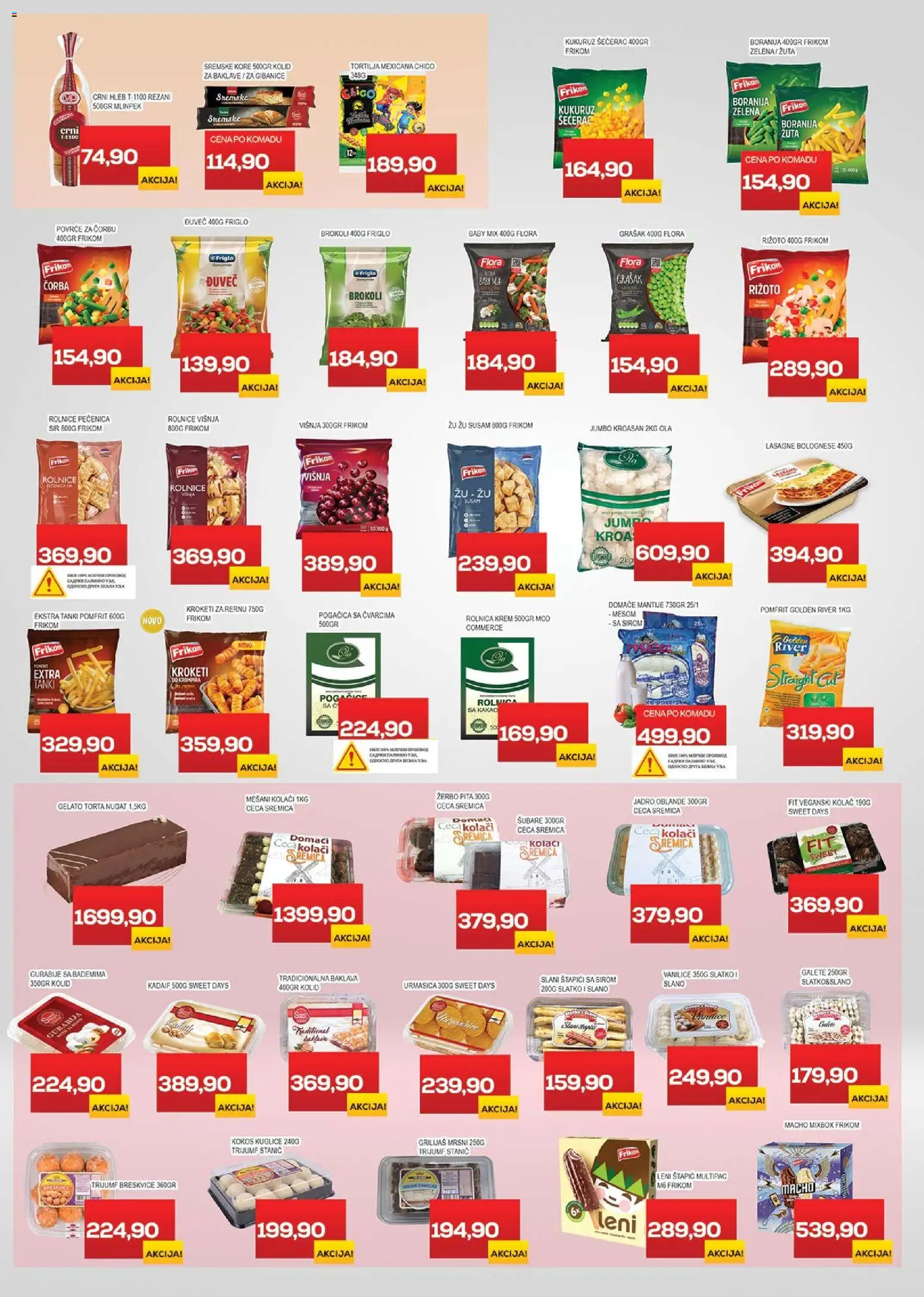 Medius katalog - važi od 02.01.2026 | Strana: 6 | Proizvode: Višnja, Baklava, Kukuruz, Hleb