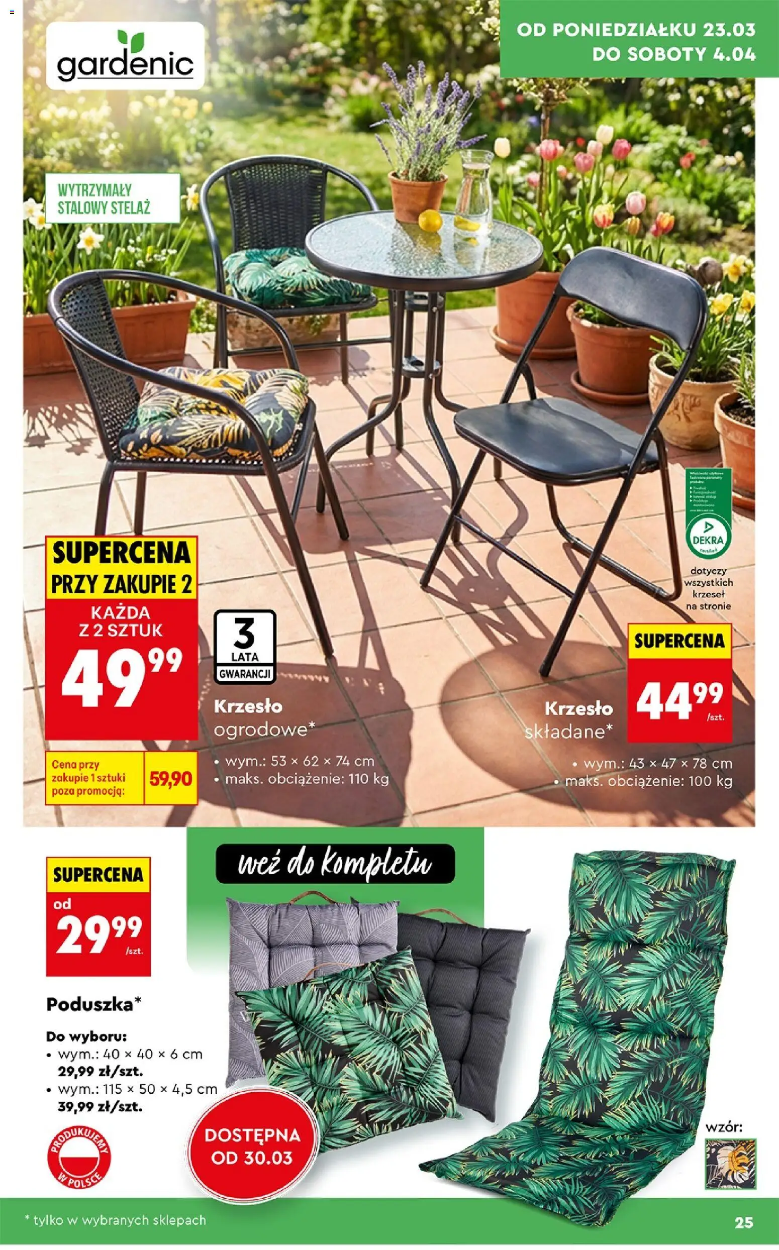 Biedronka Polsko leták - Ogród od 23.03.2026 | Strana: 25