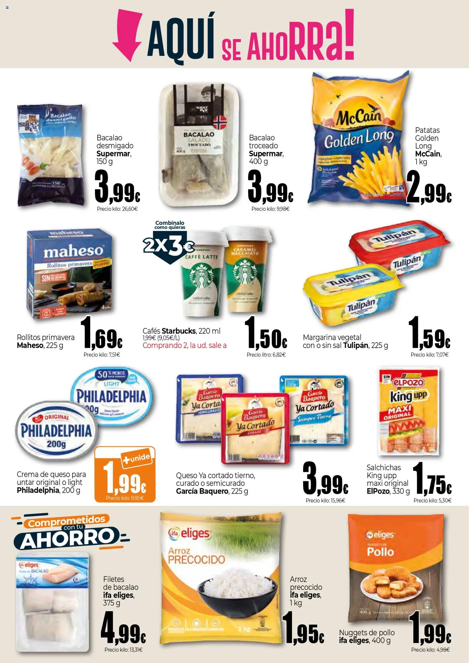 Unide folleto │ válido desde el 12.03.2026 | Página: 4 | Productos: Queso, Arroz, Crema, Nuggets