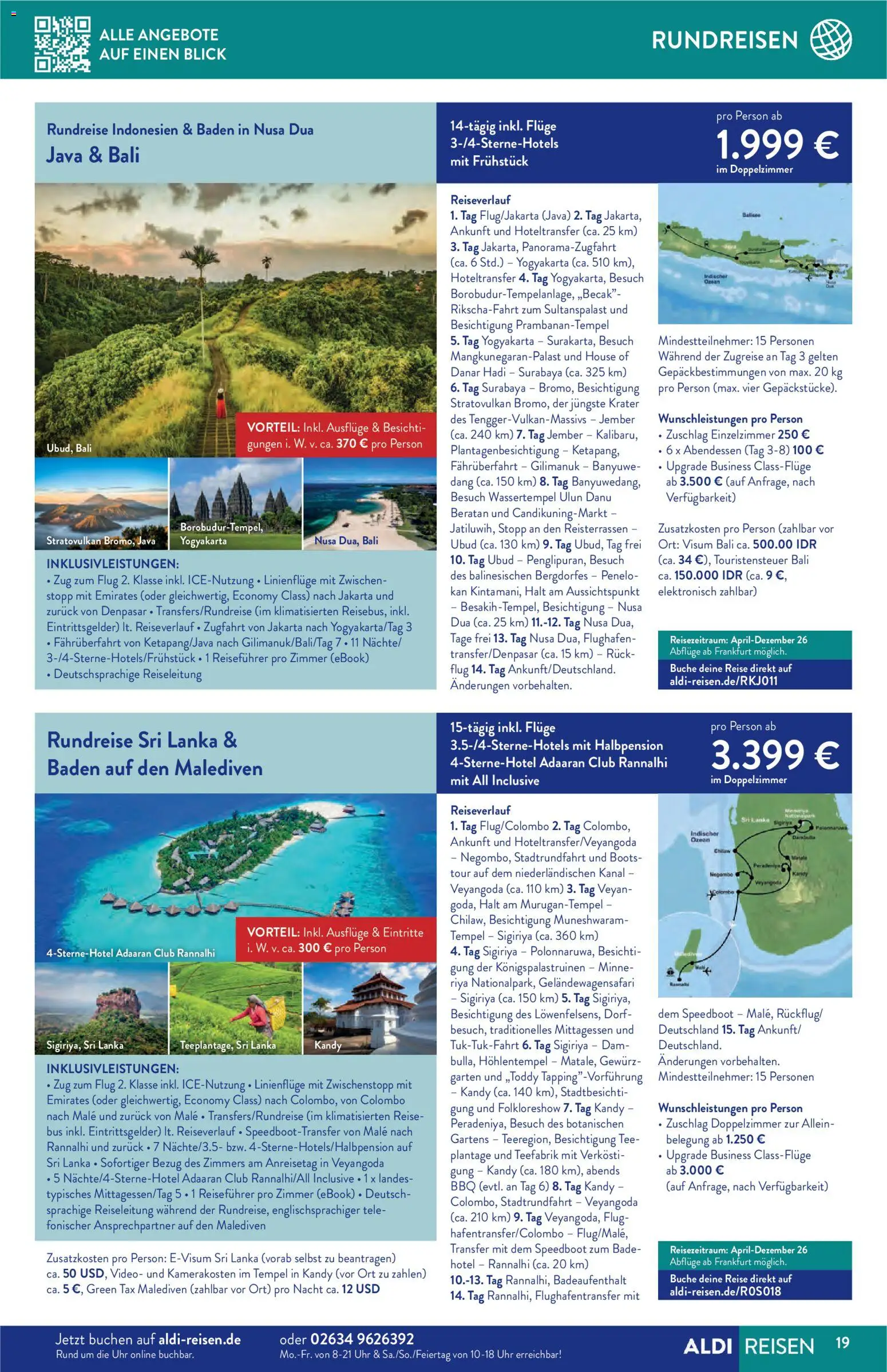 Aldi Reisen  Reisemagazin – gültig ab 01.01.2026 | Seite: 19