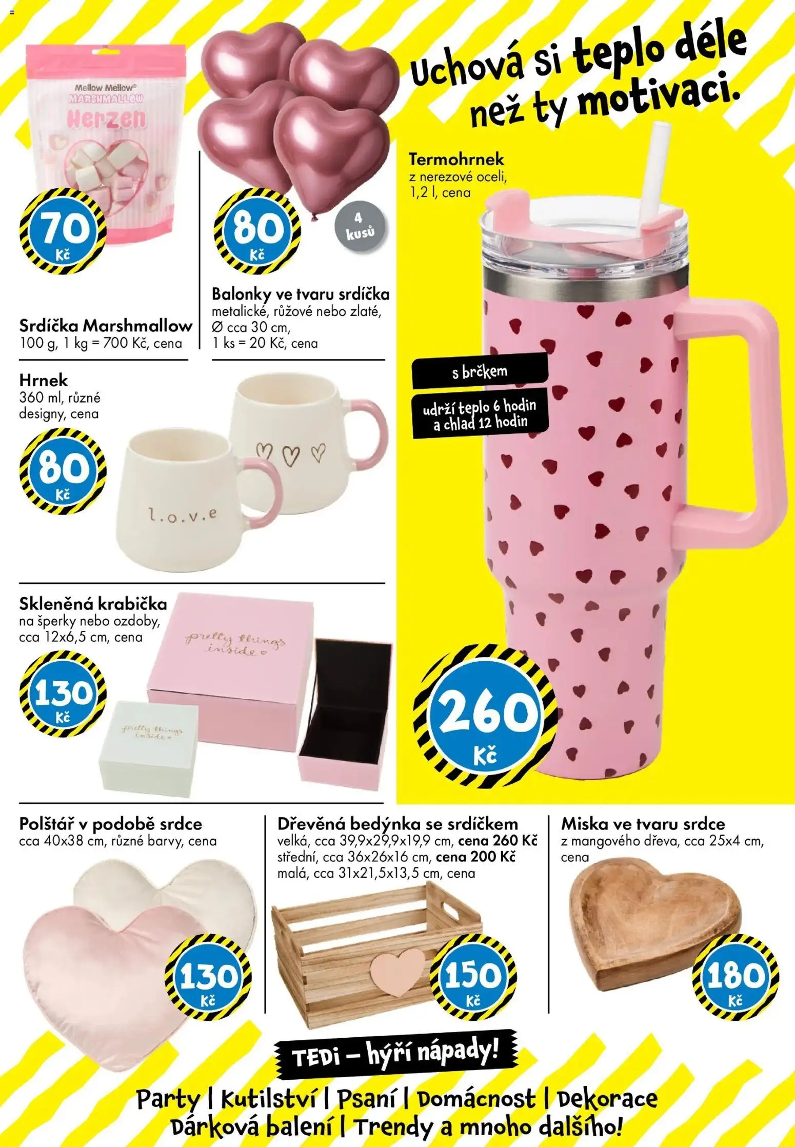 TEDi leták od 13.02.2026 | Strana: 15 | Produkty: Šperky, Hrnek, Miska, Dekorace