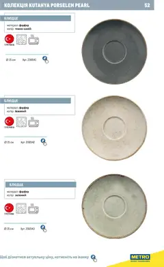 Metro акції дійснийкції з 24.07.2024 | Сторінка: 52 | Товари: Блюдце