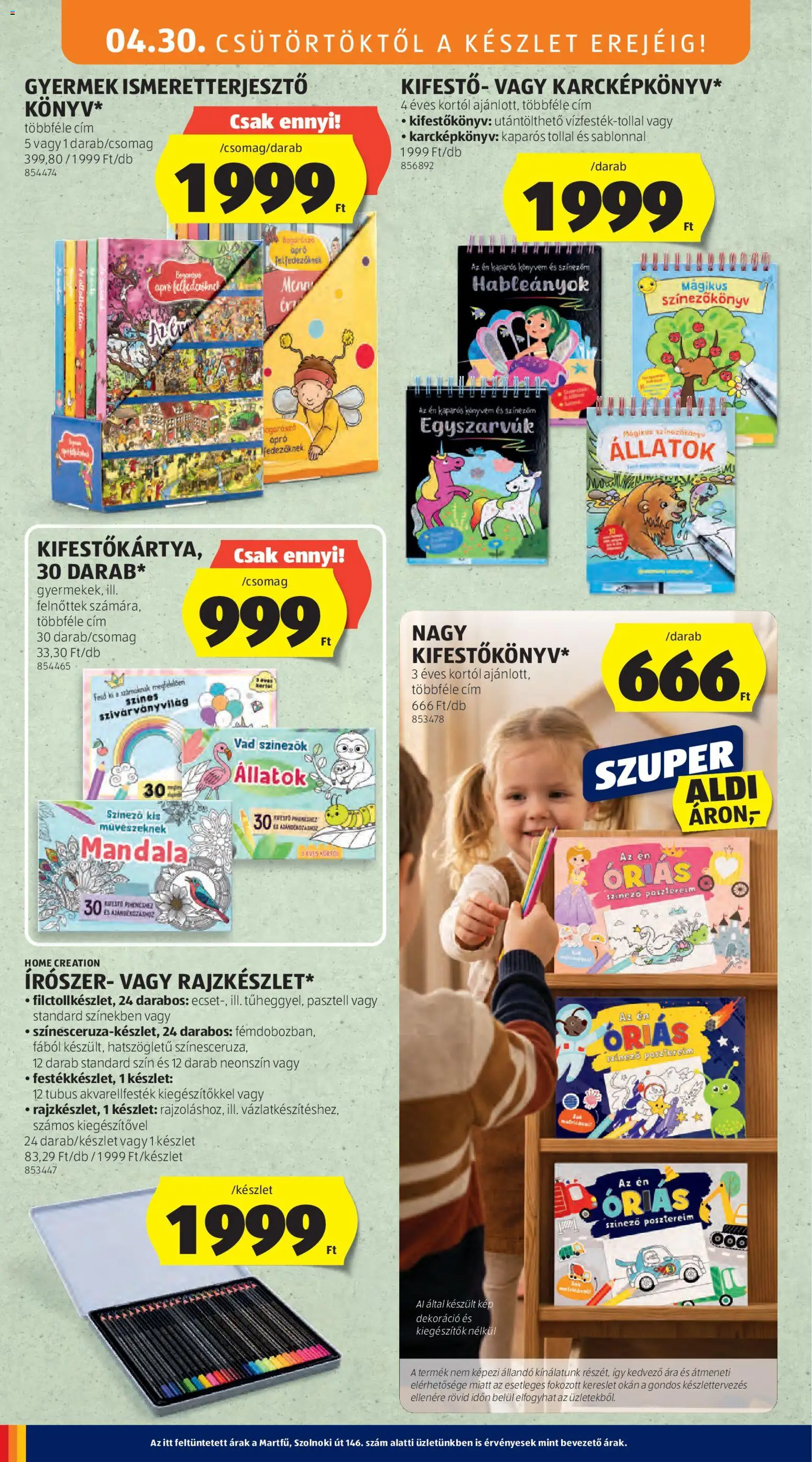 Aldi akciós ujság - amely érvényes a következő dátumtól: 30.04.2026 | Oldal: 24