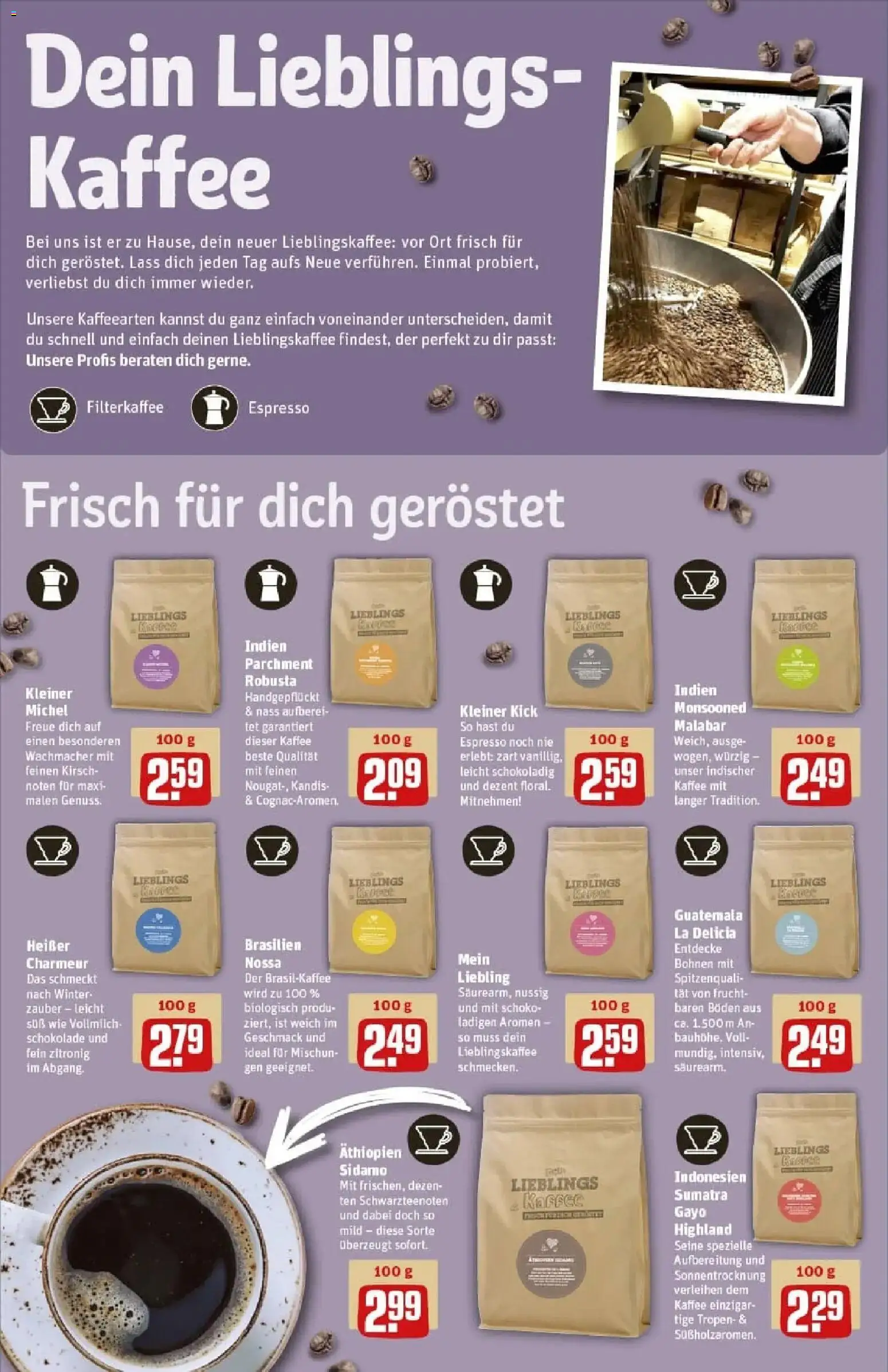 Rewe prospekt Hamburg 50 (Altona)	 – gültig ab 23.11.2025 | Seite: 14 | Produkte: Kaffee, Schokolade