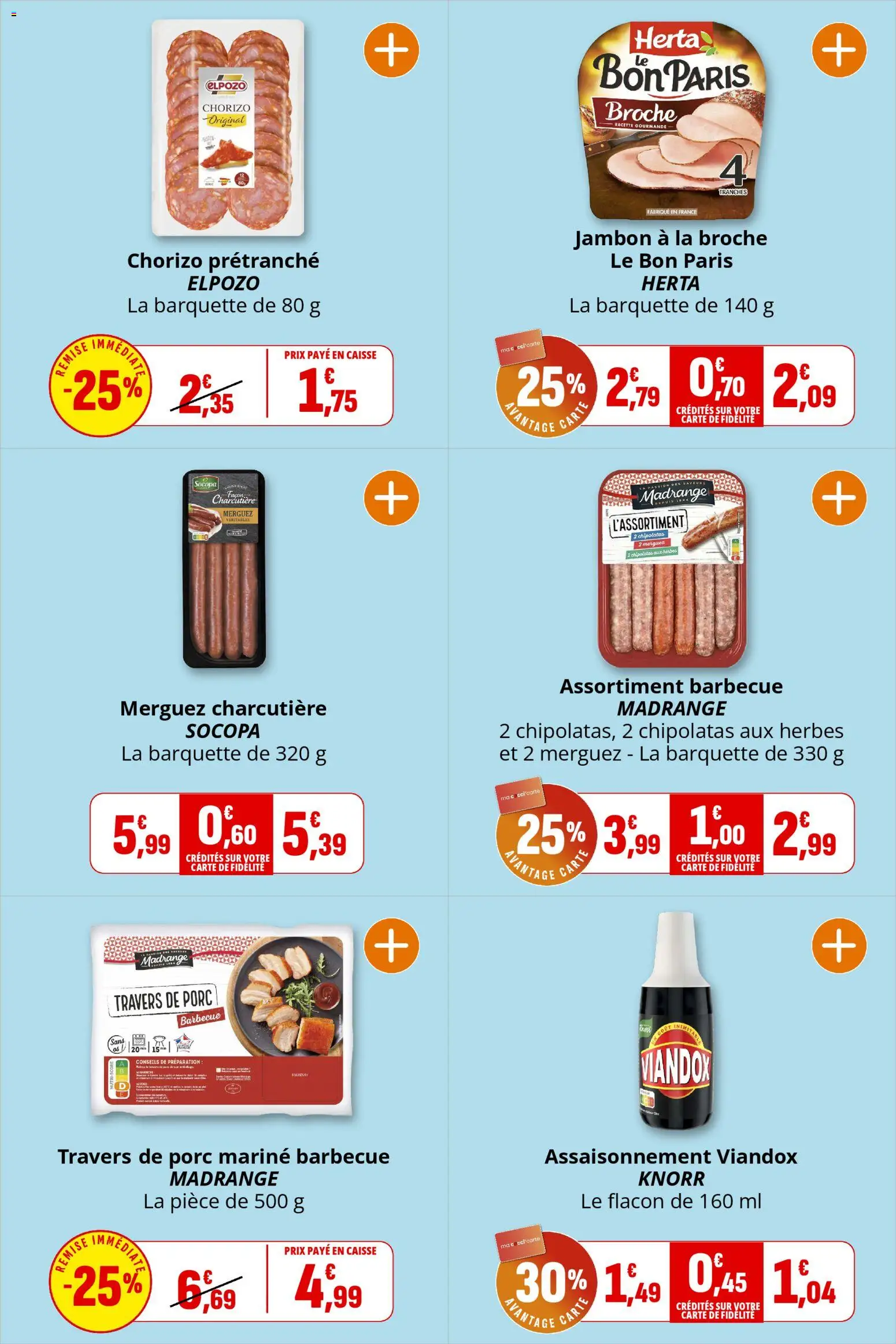 {H1} | Page: 6 | Produits: Barbecue, Travers de porc, Jambon, Porc