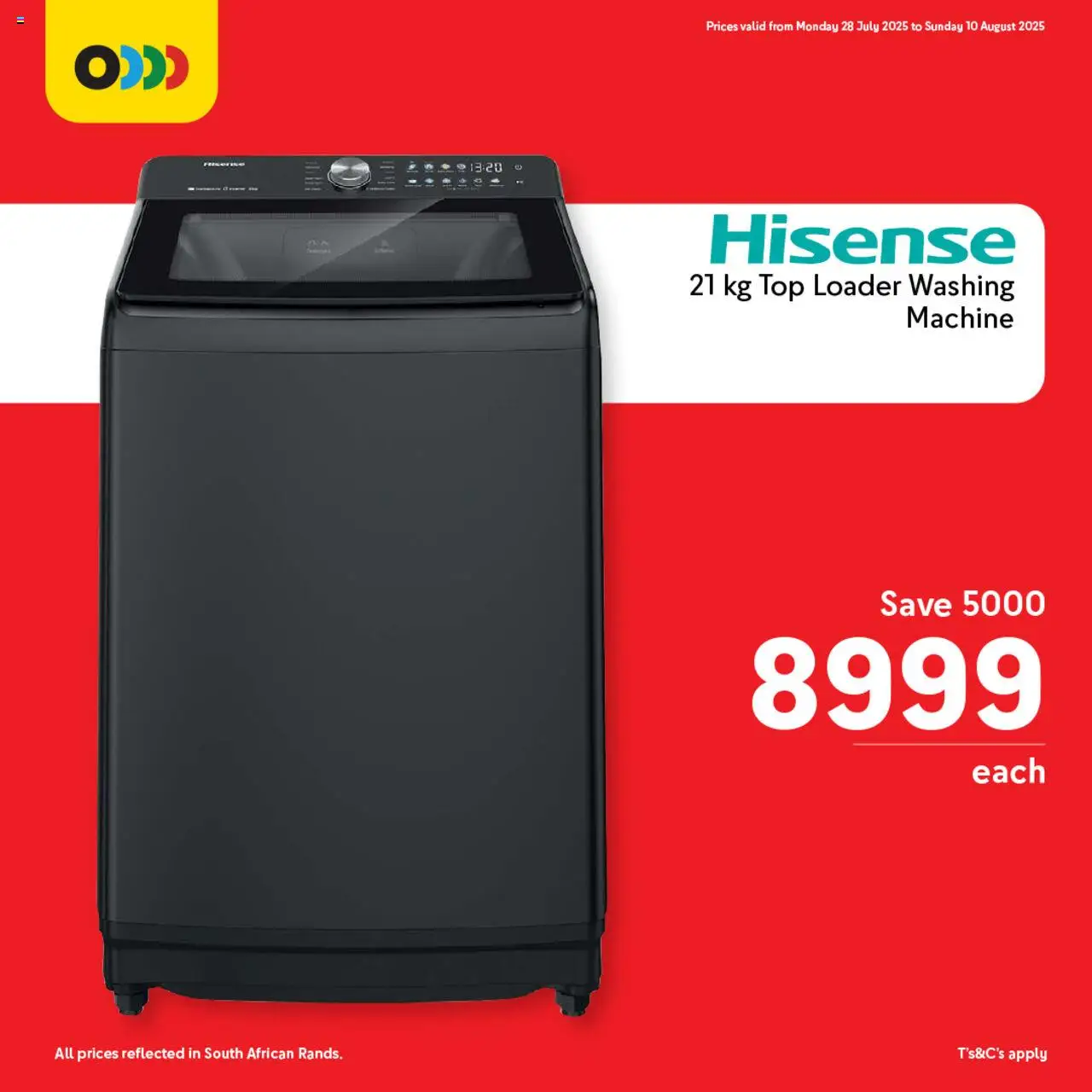 Makro Birthday Price-Drop Appliances │ valid from 28.07.2025 | Page: 12 | Products: Washing machine