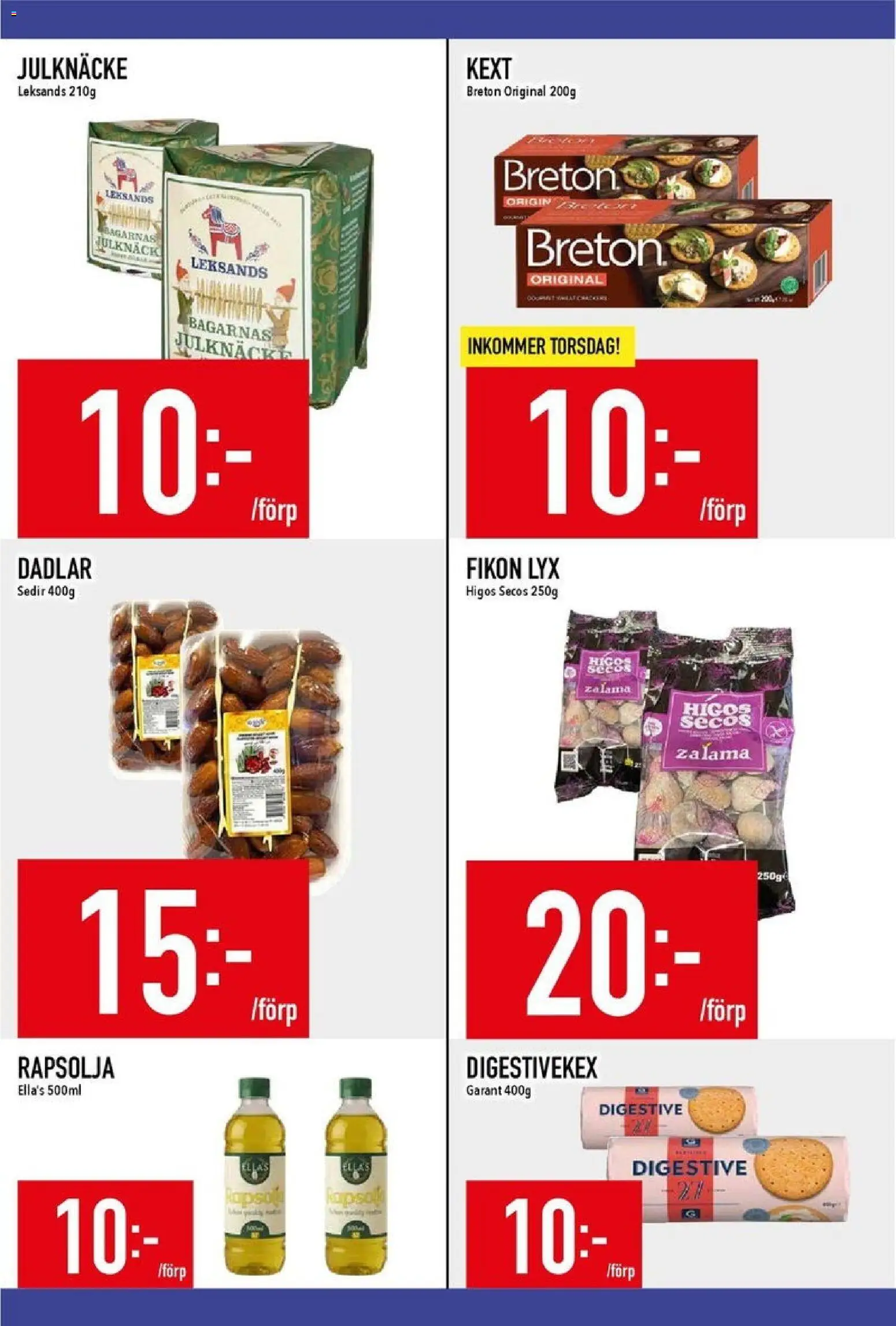 Matdax reklamblad aktuell från 15.12.2025 | Sida: 19 | Produkter: Digestive, Rapsolja