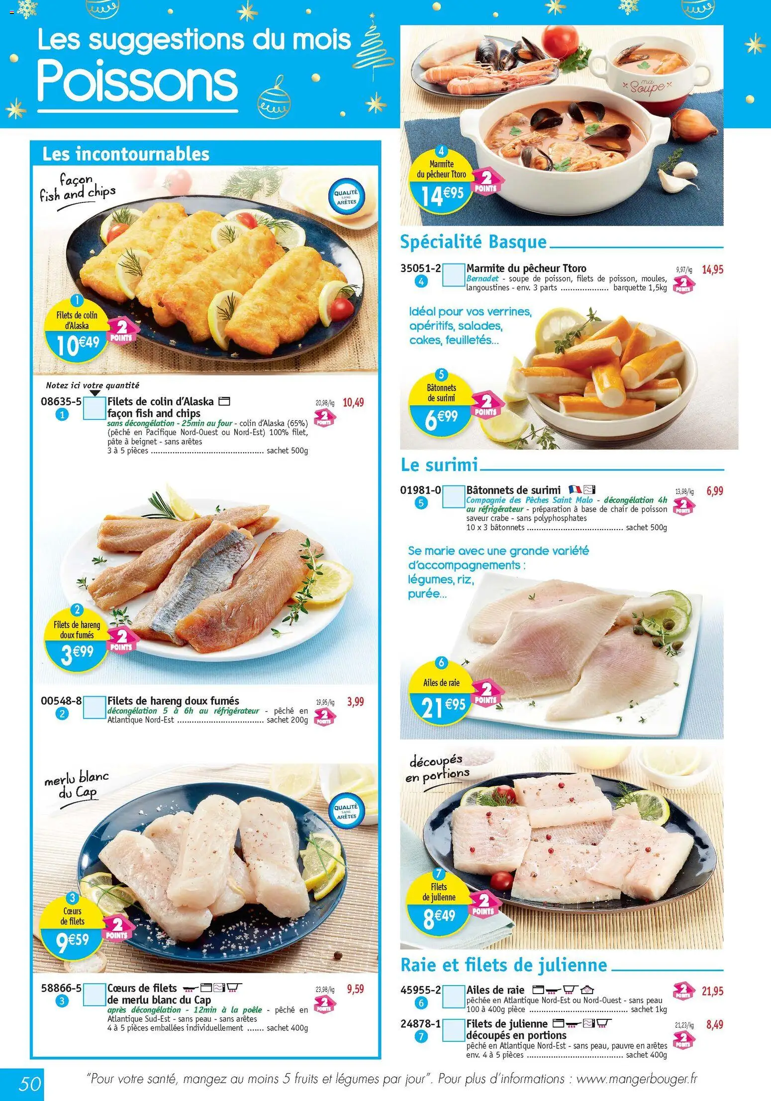 {H1} | Page: 50 | Produits: Soupe, Pêche, Four, Chips