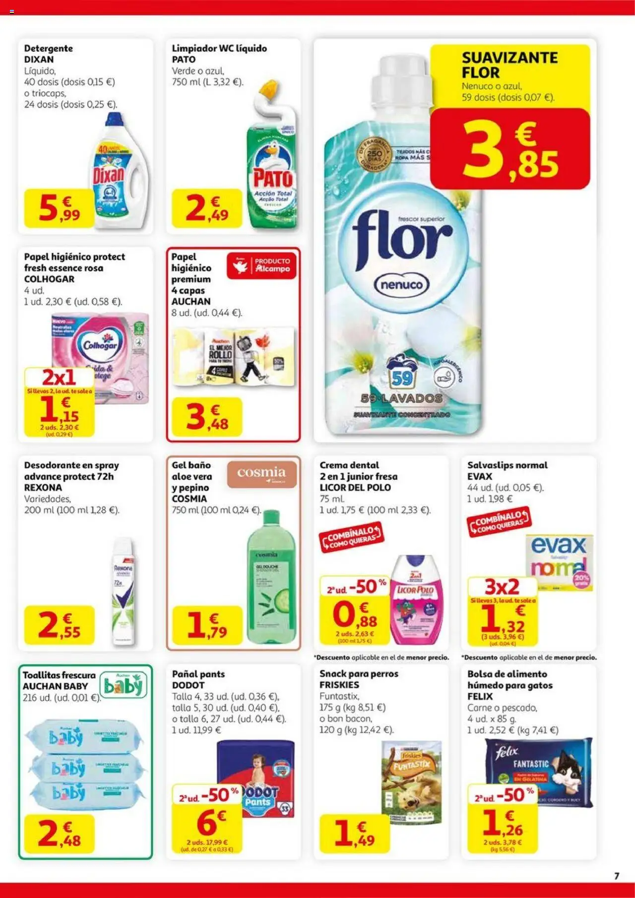 Alcampo - SM Madrid │ válido desde el 11.09.2025 | Página: 7 | Productos: Licor, Detergente, Crema, Té