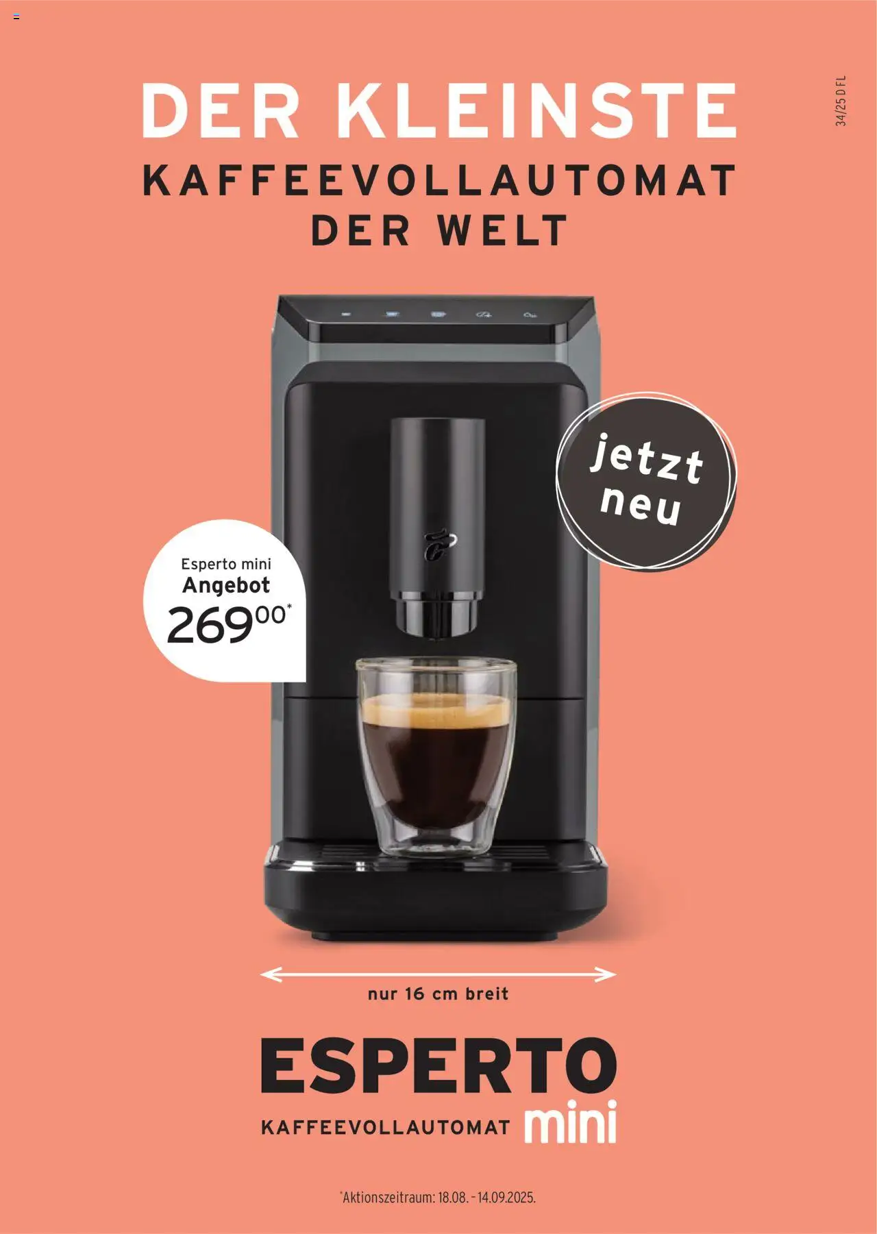 Prospekt Tchibo Late summer vibes - gültig ab dem 20.08.2025 | Seite: 32 | Produkte: Kaffeevollautomat