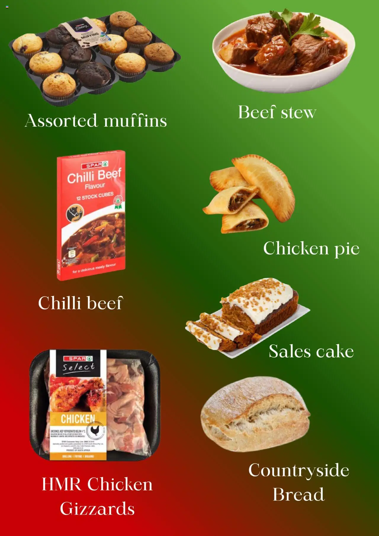 Spar Catalogue valid from 01.10.2025 | Page: 2 | Products: Bread, Chicken, Chilli, Hajvasaló