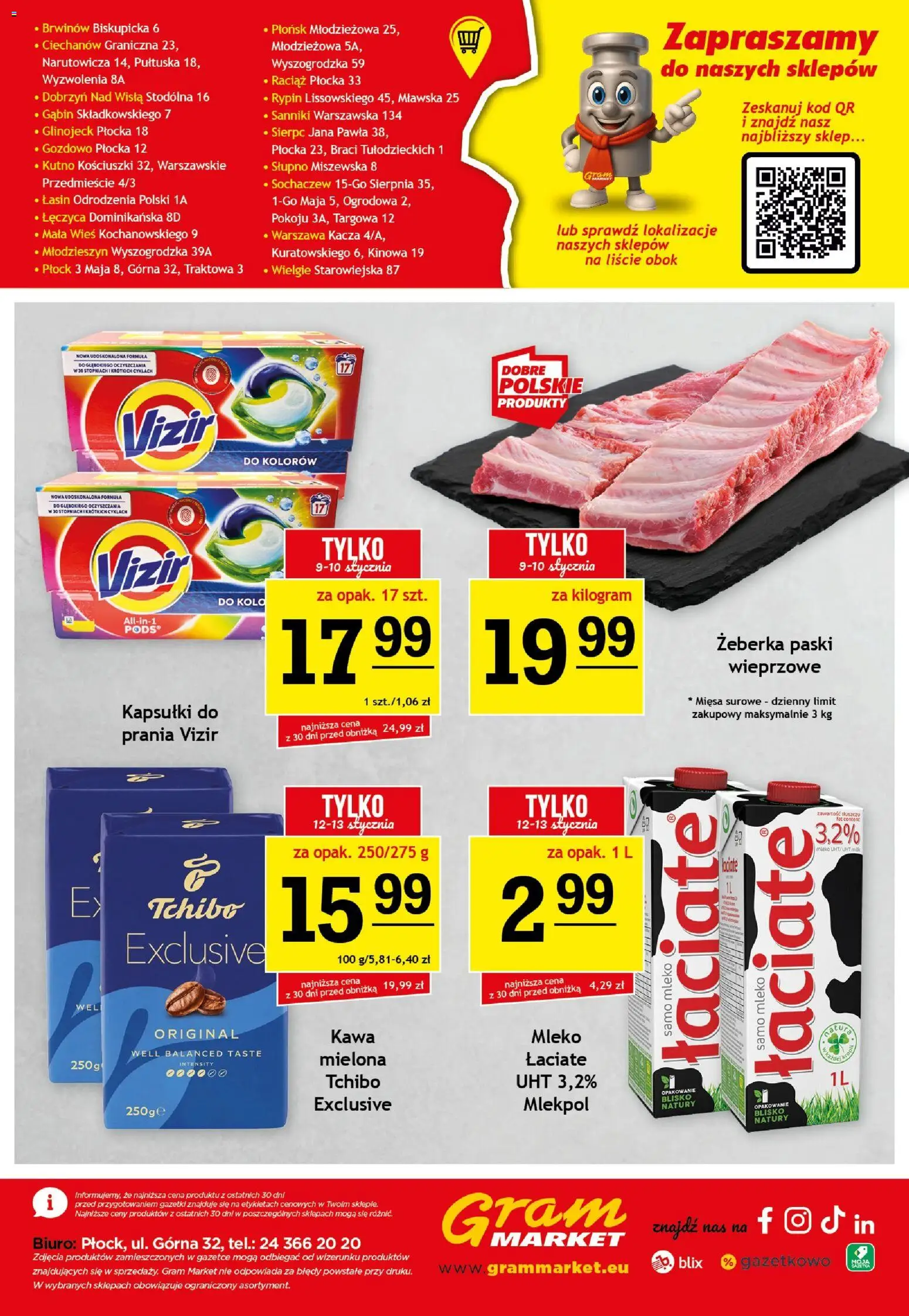 Gram Market Gazetka od 07.01.2026 | Strona: 16 | Produkty: Tchibo exclusive, Tchibo, Mleko, Kawa