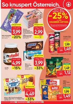 Spar Flugblatt gültig ab 17.07.2025 | Seite: 3 | Produkte: Chips, Salz, Schokolade