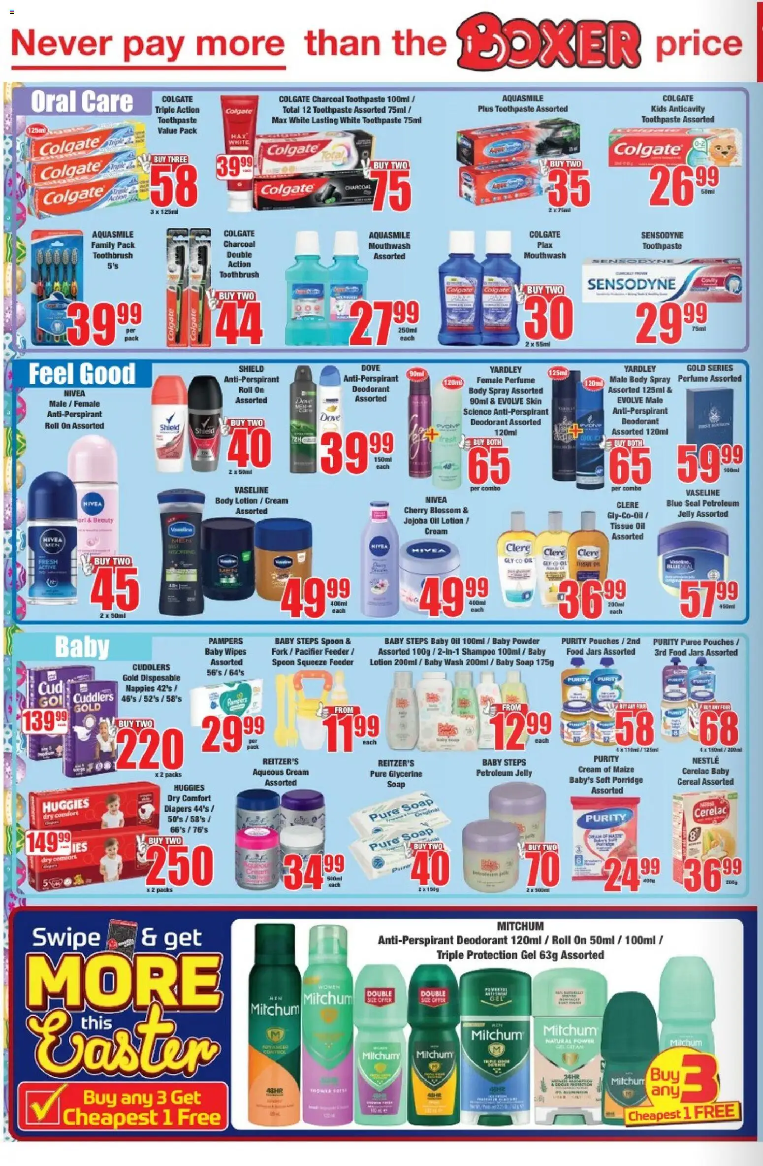 New Boxer catalogue – valid from 19.03.2026 | Page: 10 | Products: Body spray, Shampoo, Deodorant, Petroleum jelly