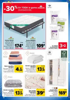 Carrefour folleto │ válido desde el 25.09.2025 | Página: 66 | Productos: Somier, Colchon, Almohada, Armario