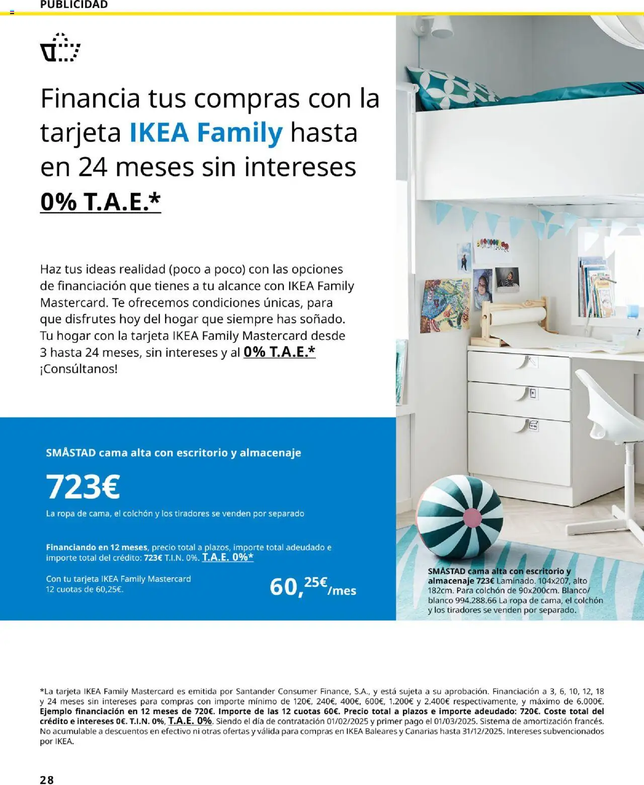 Catálogo IKEA y los niños │ válido desde el 04.02.2025 | Página: 28 | Productos: Té, Colchon, Ropa, Cama