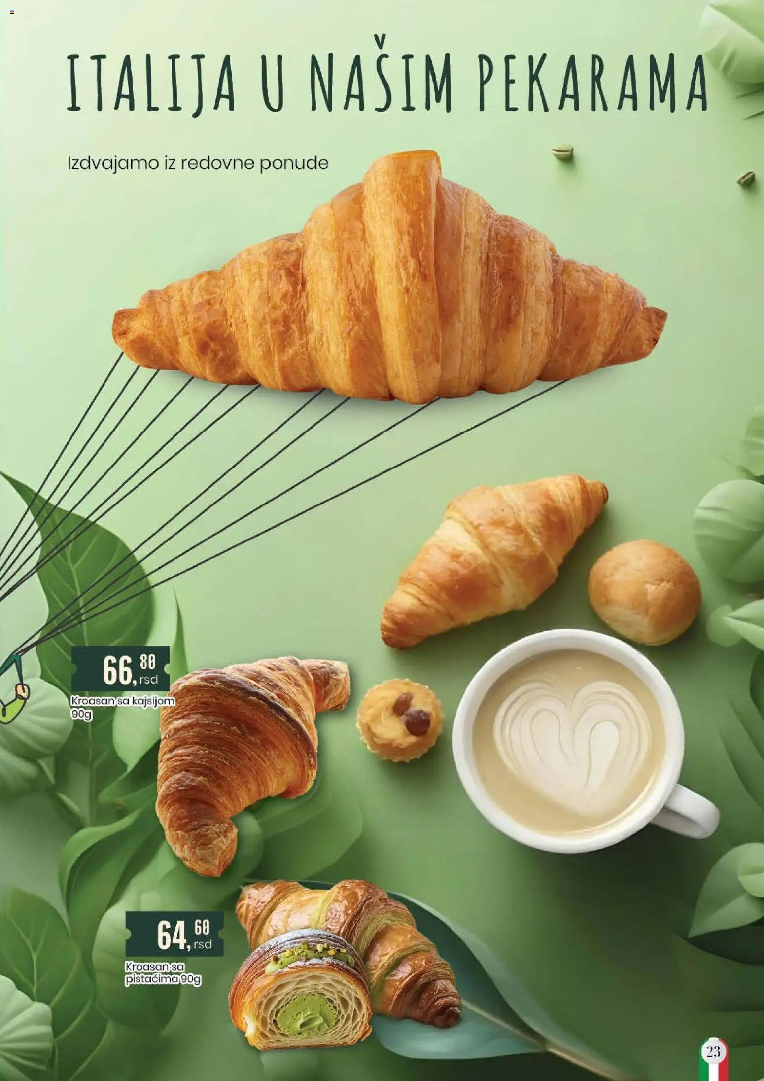 Aroma Market katalog - važi od 17.11.2025 | Strana: 23 | Proizvode: Kroasan