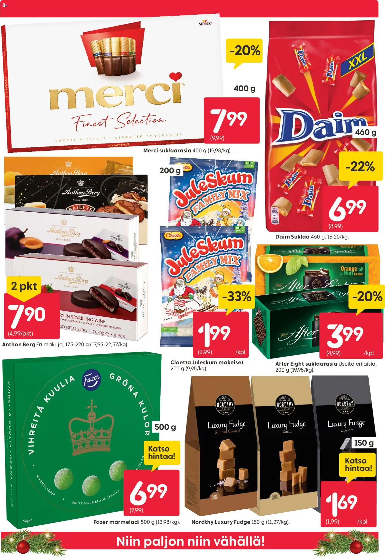 Rusta tarjoukset – voimassa 01.12.2025 alkaen | Sivu: 8 | Tuotteet: Suklaa