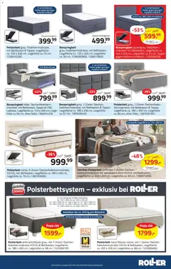 Roller Prospekt 	 ab 12.04.2026 gültig | Seite: 7 | Produkte: Boxspringbett, Polsterbett, Liege, Topper