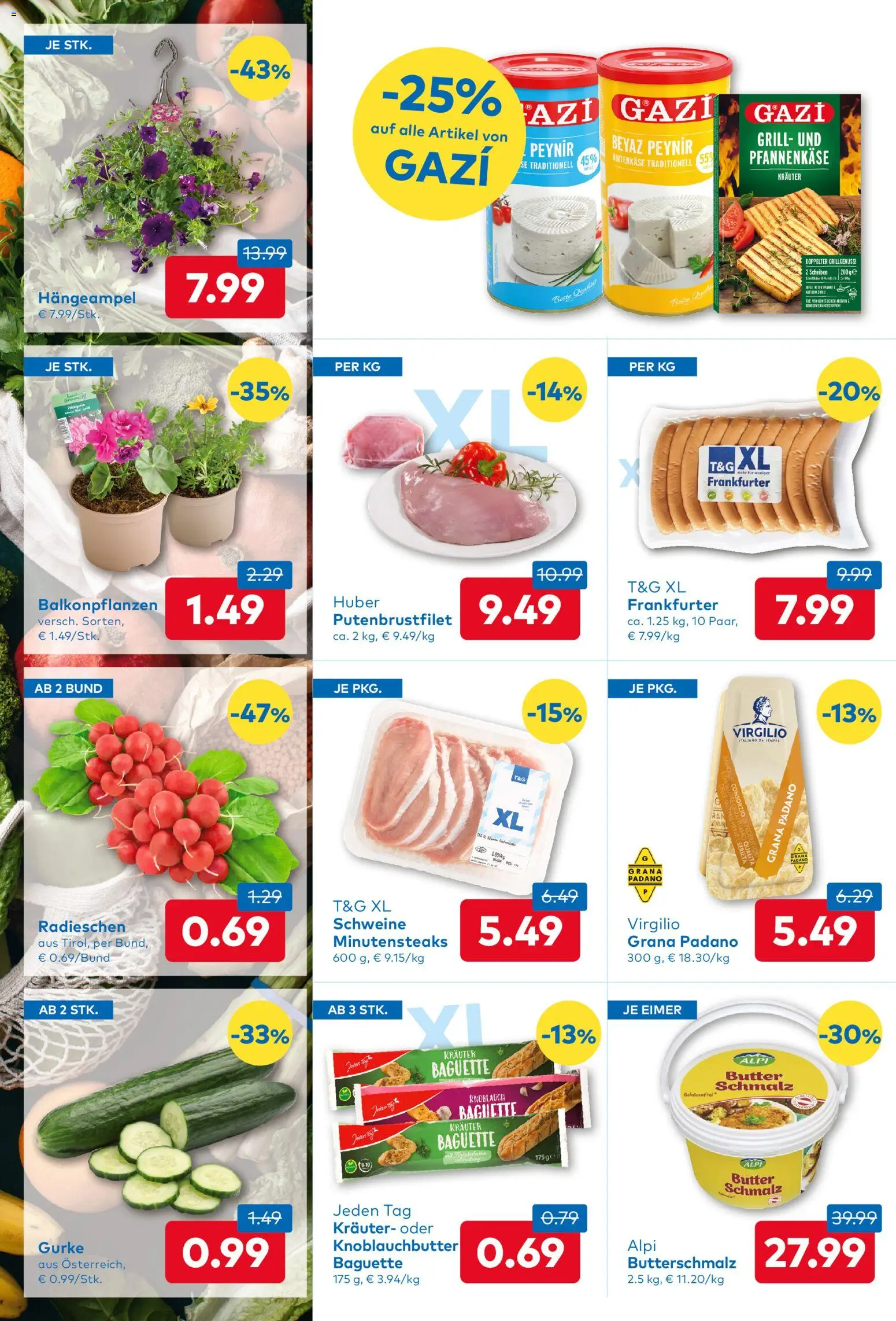 T&G Flugblatt gültig ab 23.04.2026 | Seite: 2 | Produkte: Knoblauch, Jääkaappipakastin, Dolce gusto kapszula, Butter
