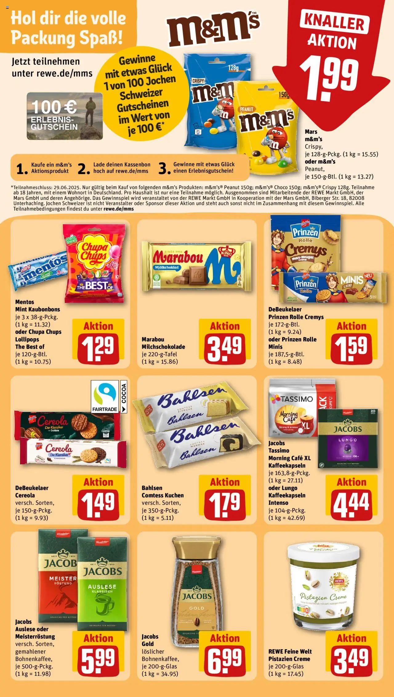 Rewe ihr Kaufpark Prospekt 	 - gültig ab dem 16.06.2025 | Seite: 21 | Produkte: Pistazien, Mars, Kuchen, Tassimo